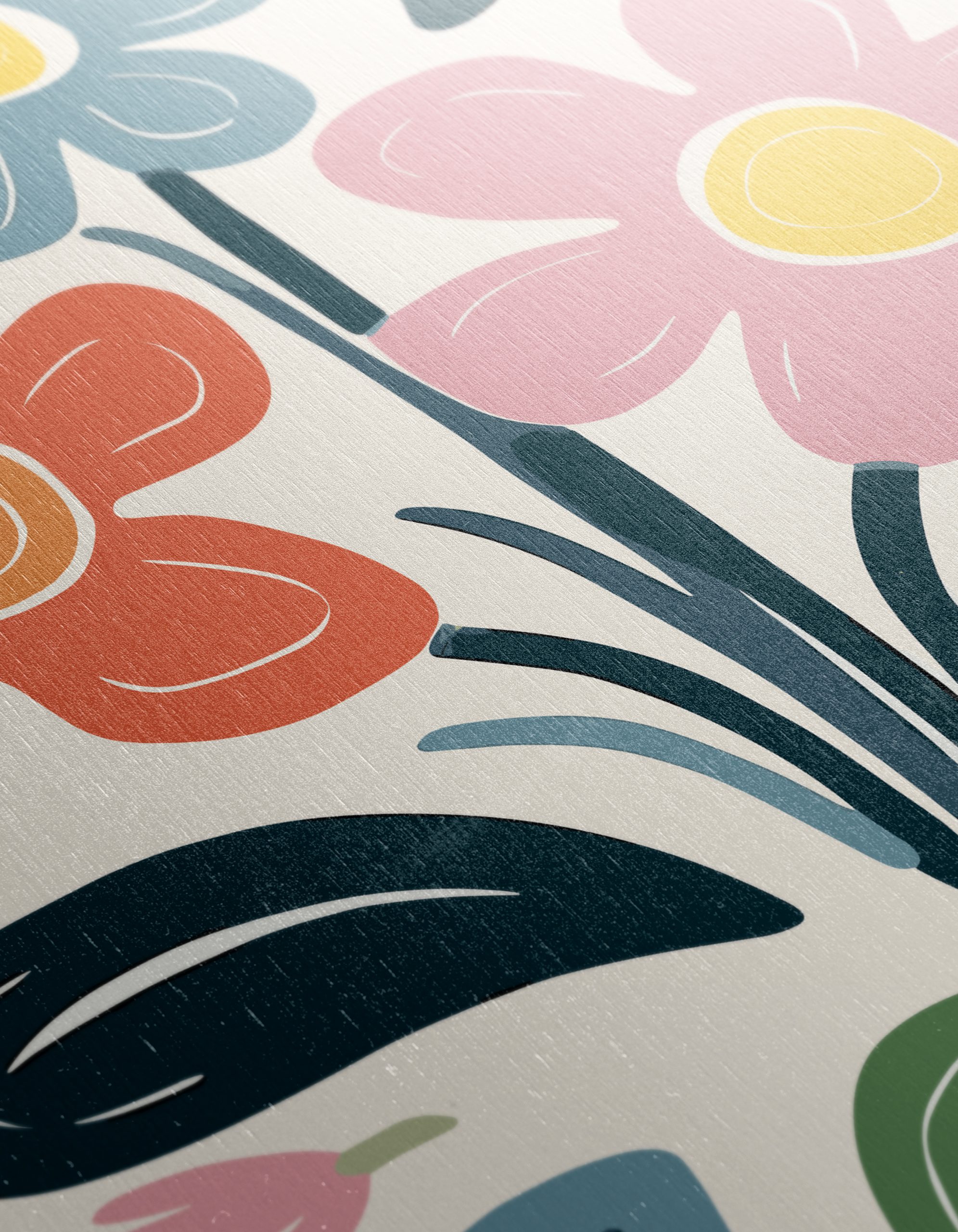 Colorful Botanical Abstract Flower Art - Image 12