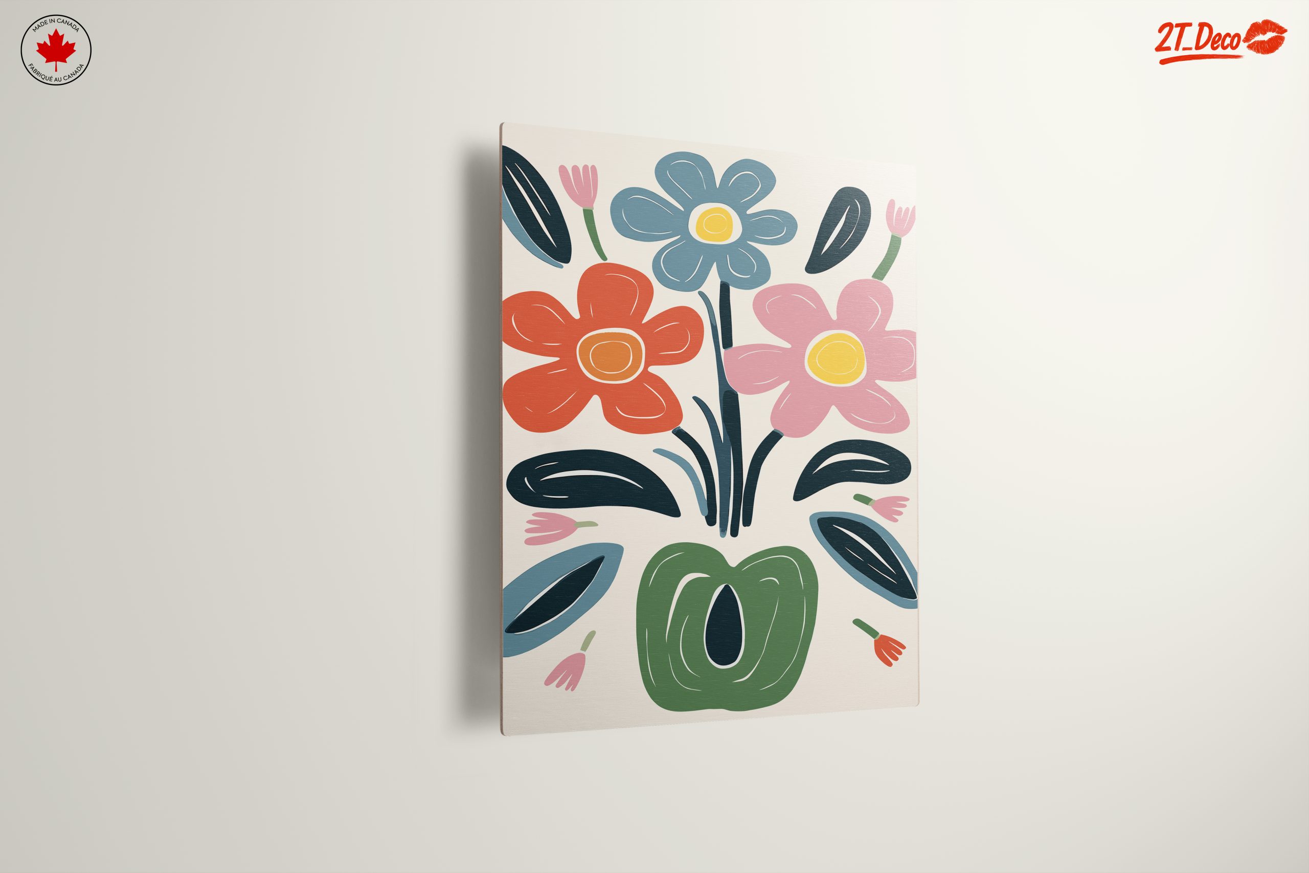 Colorful Botanical Abstract Flower Art - Image 13