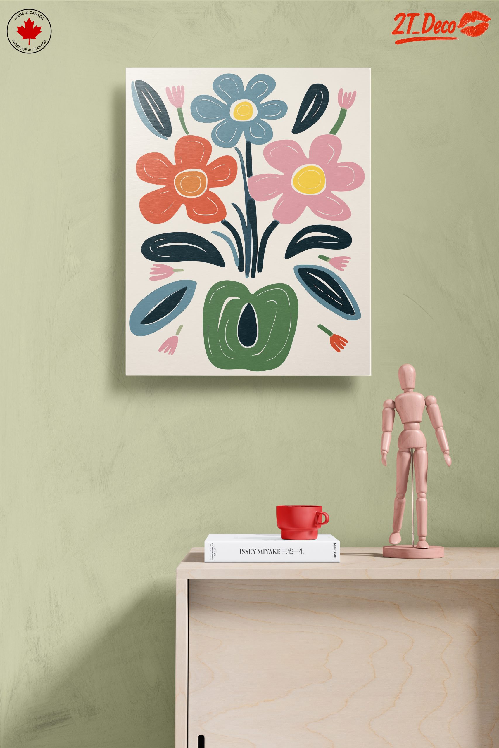 Colorful Botanical Abstract Flower Art - Image 14
