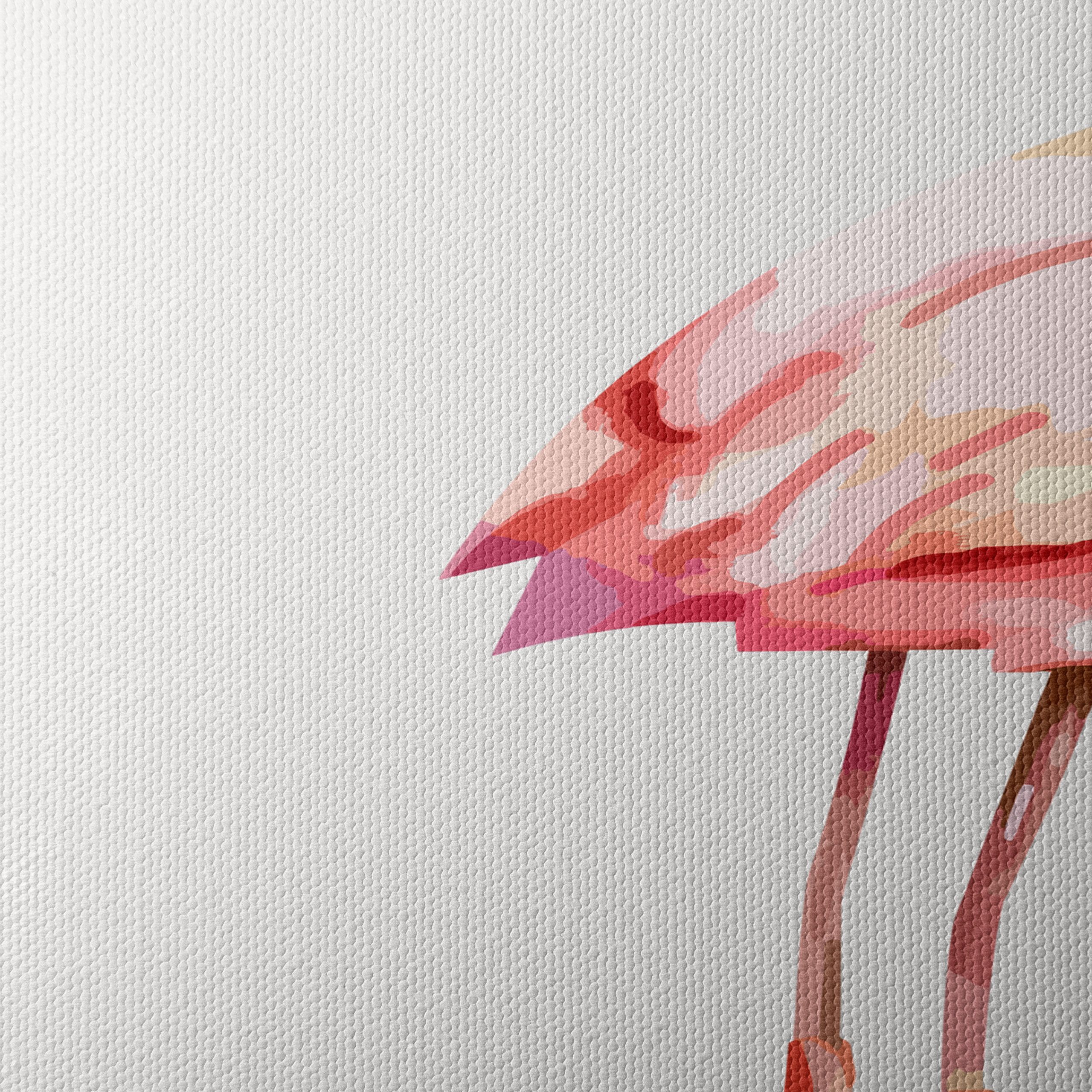 Elegant Pink Flamingo Illustration - Image 4
