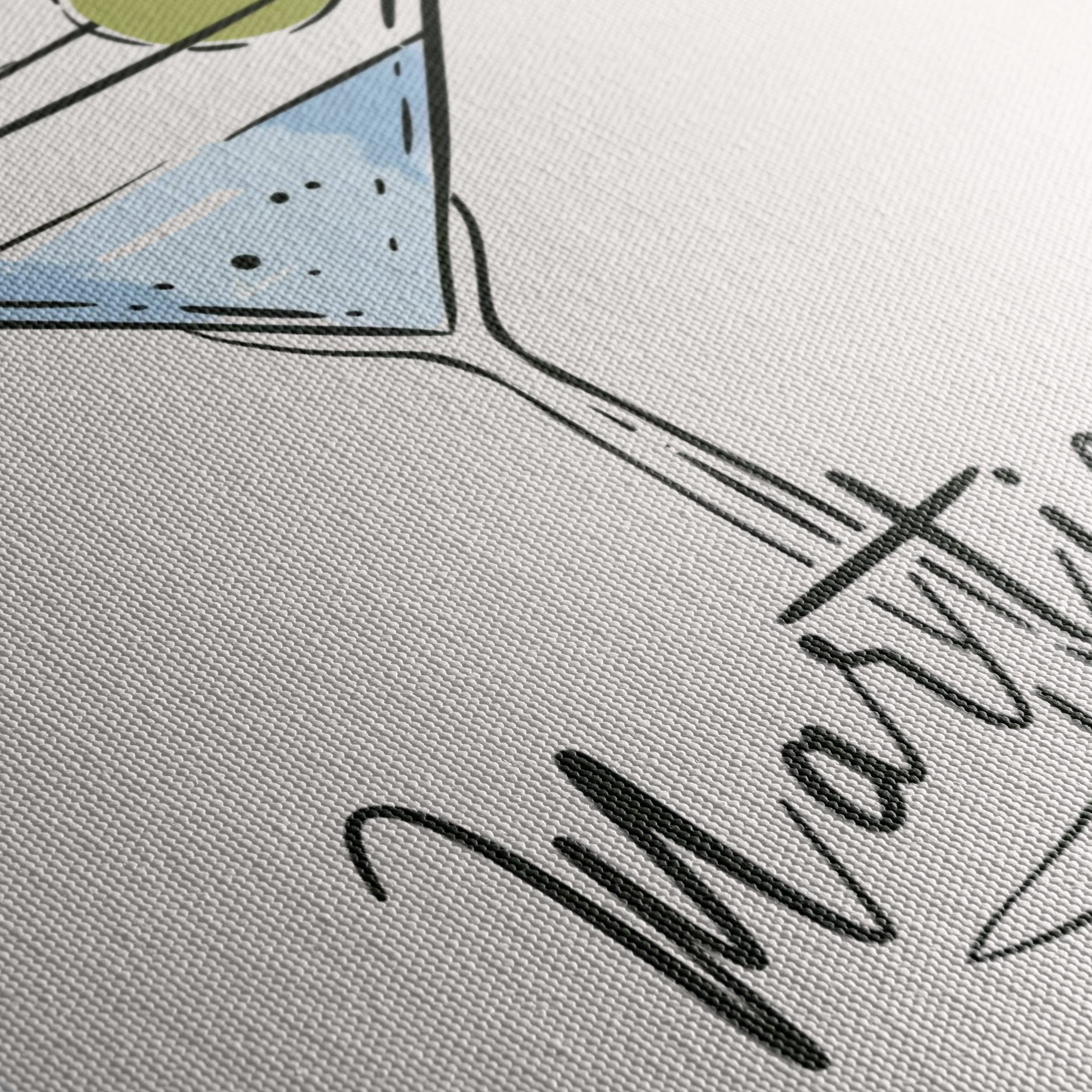 Stylized Cocktail Art with Martini - Image 5