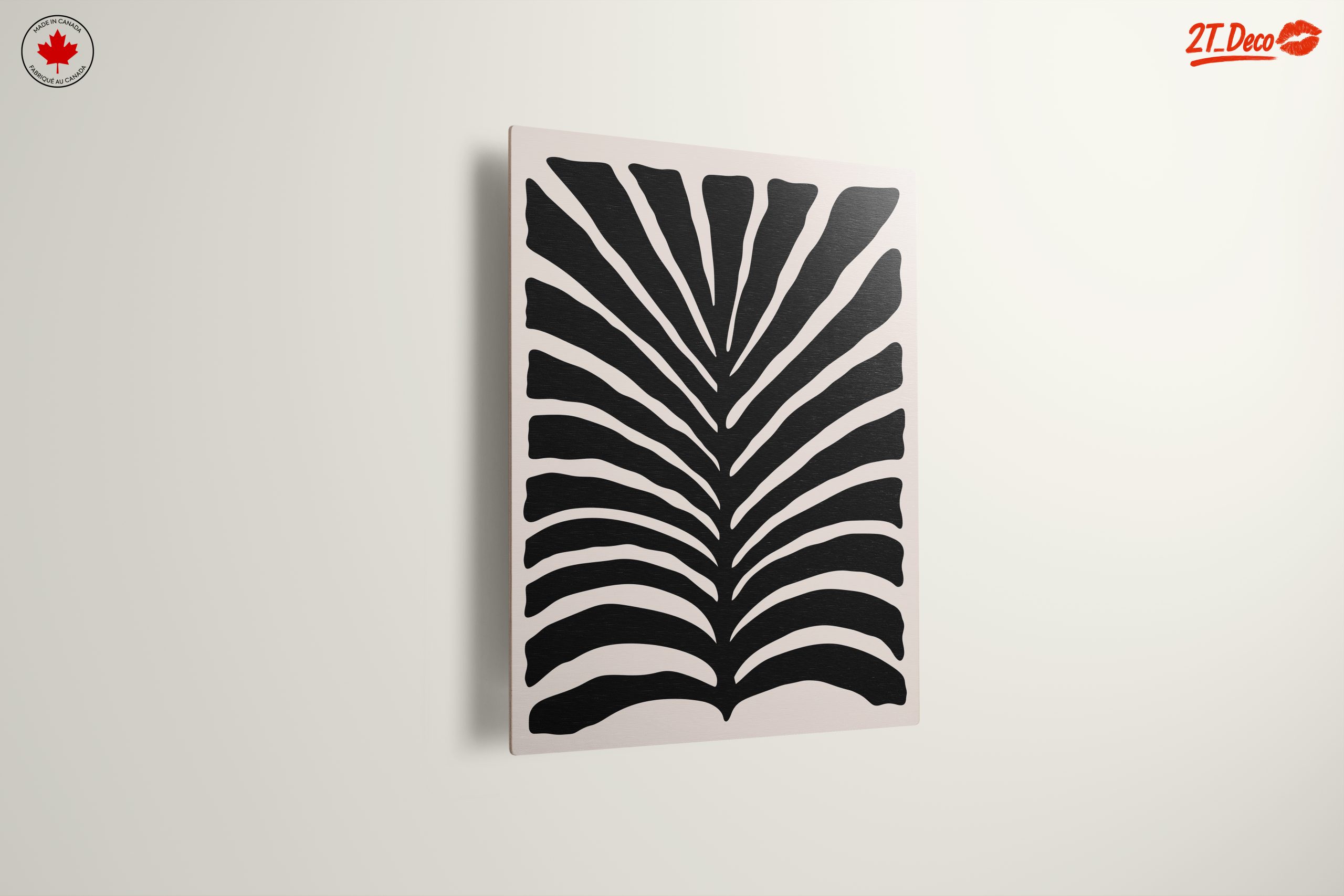 Stylish Black Botanical Art Print - Image 13