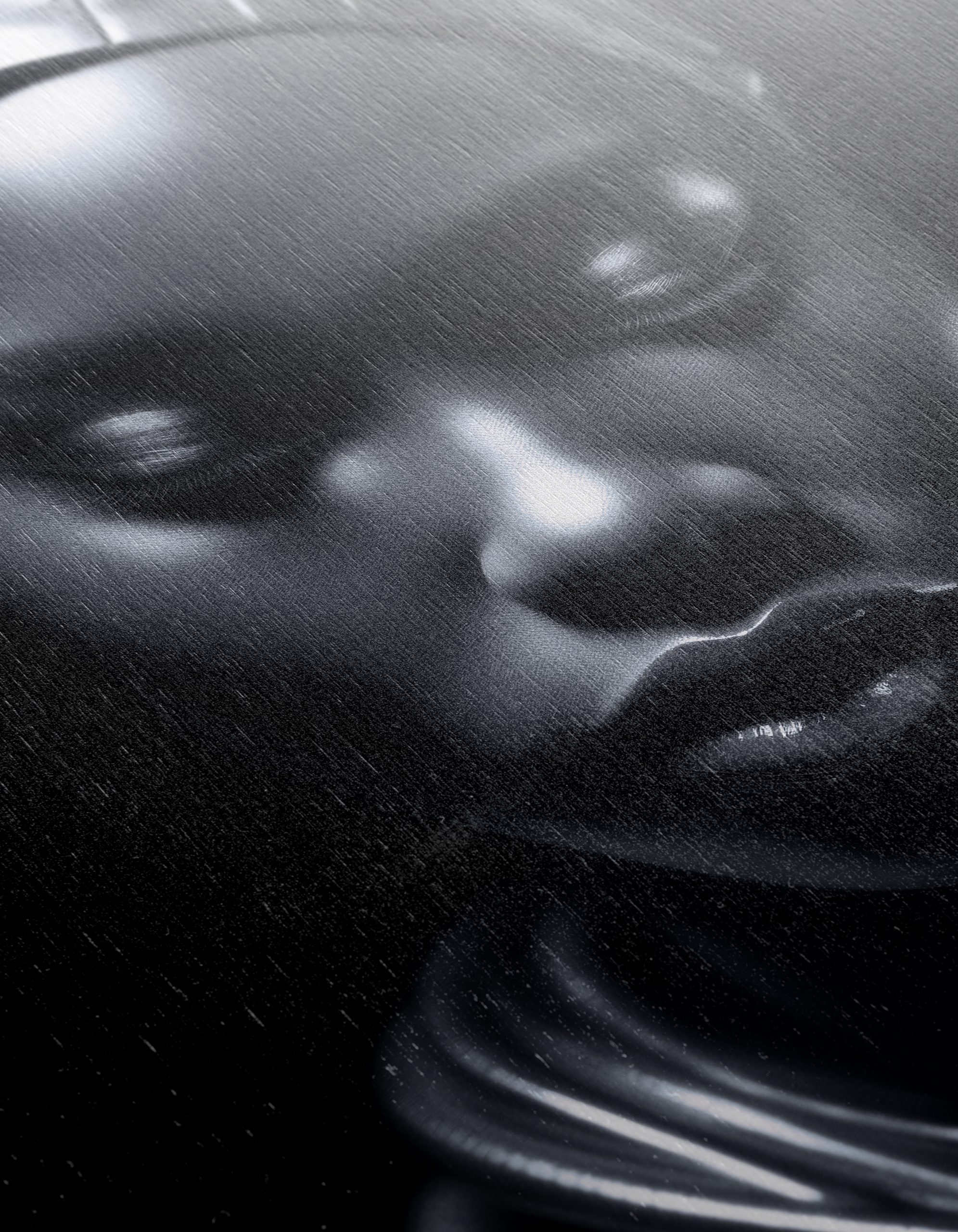 Stylized Afro Art Portrait in Dark Tones - Image 12