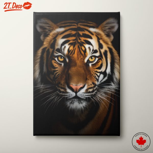 Majestic Tiger Close-Up Wall Art 2
