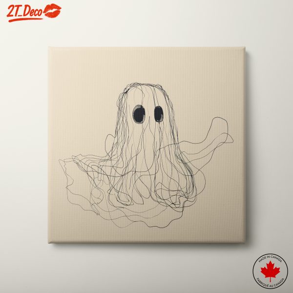 Whimsical Playful Ghost Illustration