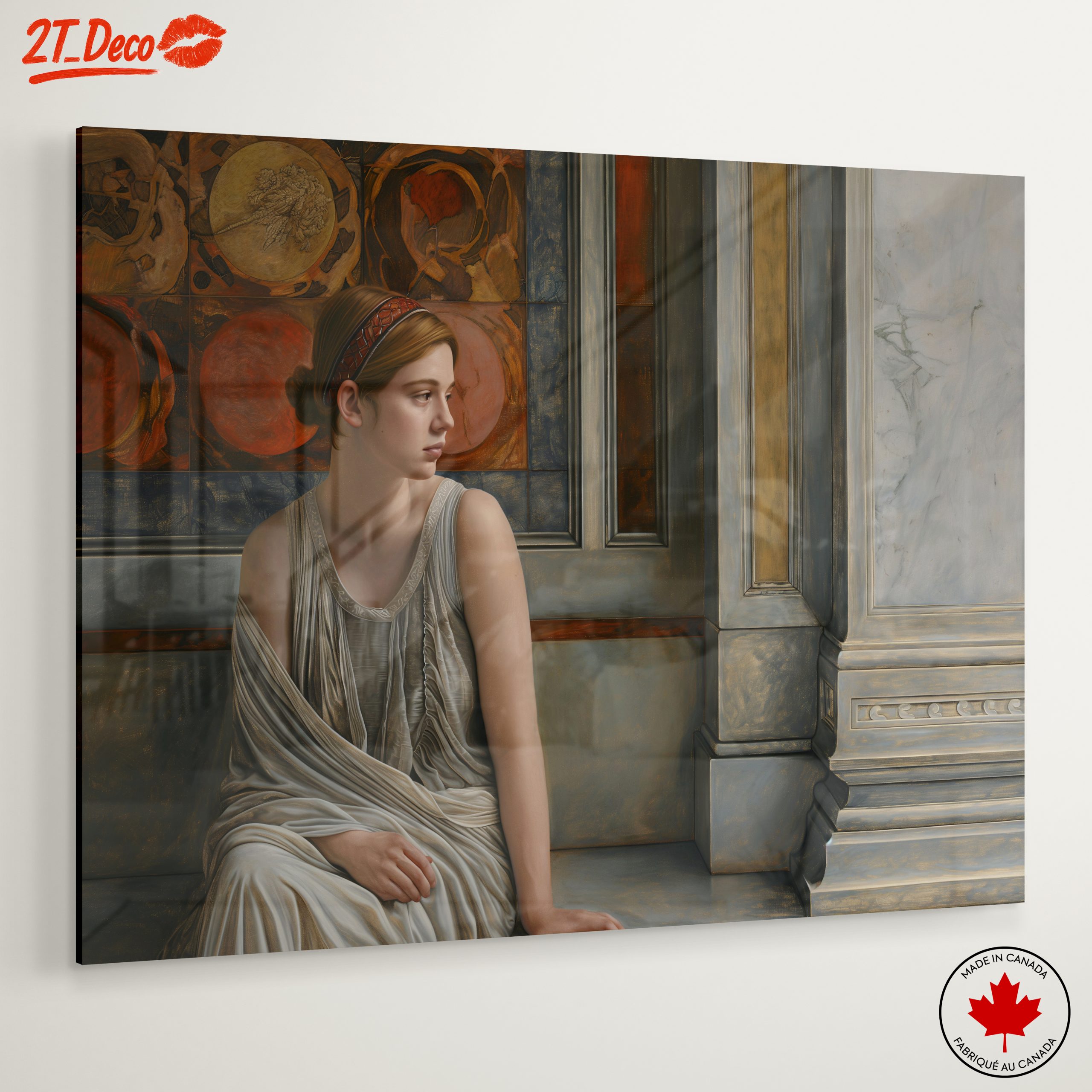 Serene Classical Figure with Architectural Elements - Image 6