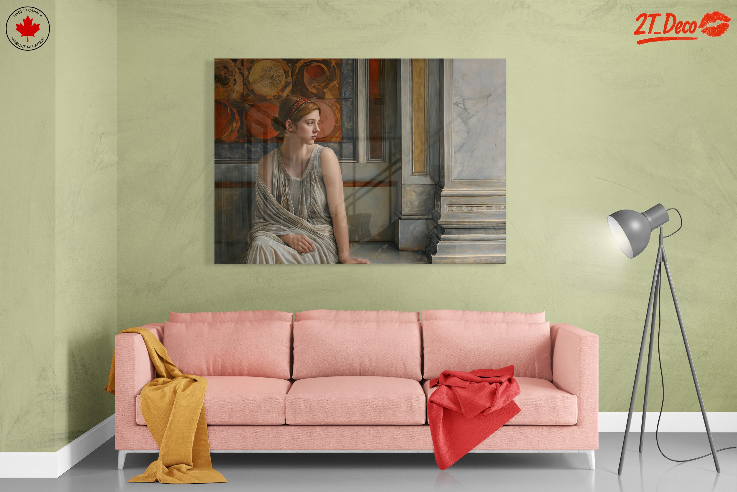 Serene Classical Figure with Architectural Elements - Image 7