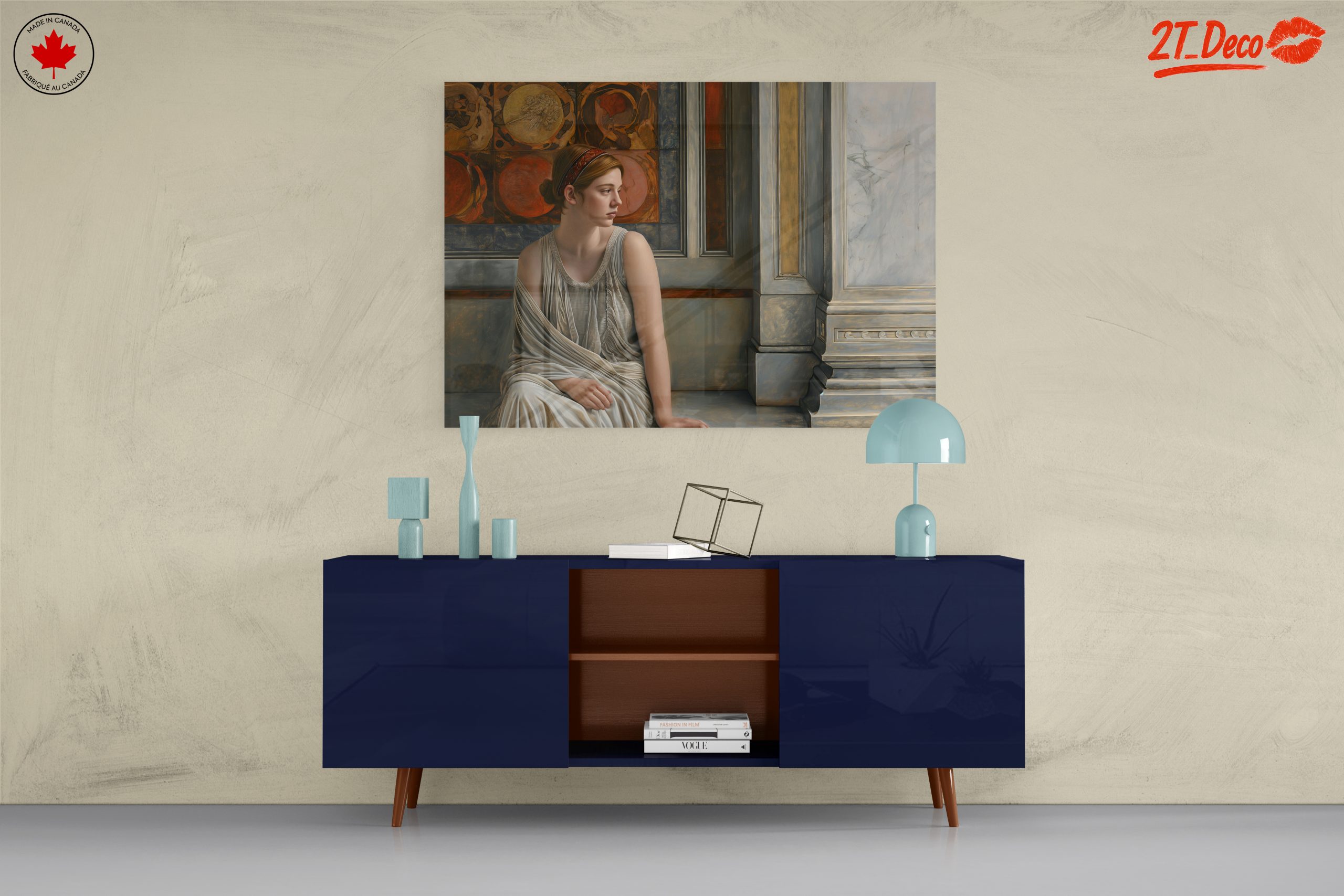 Serene Classical Figure with Architectural Elements - Image 8