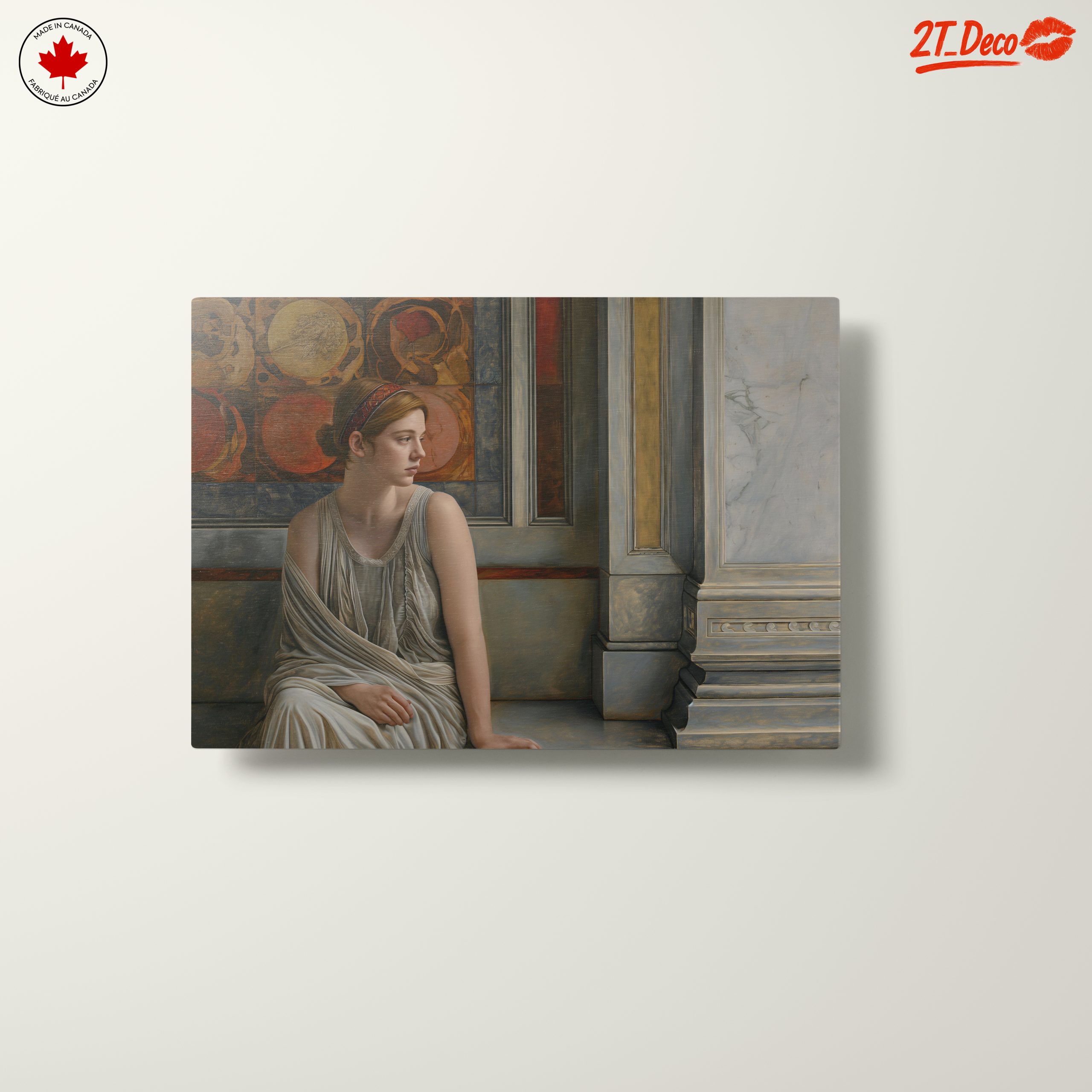 Serene Classical Figure with Architectural Elements - Image 10