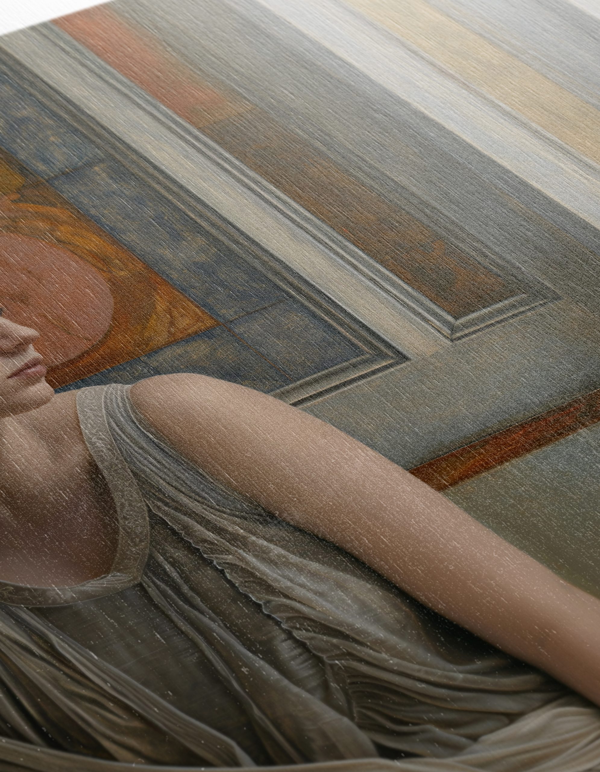 Serene Classical Figure with Architectural Elements - Image 12