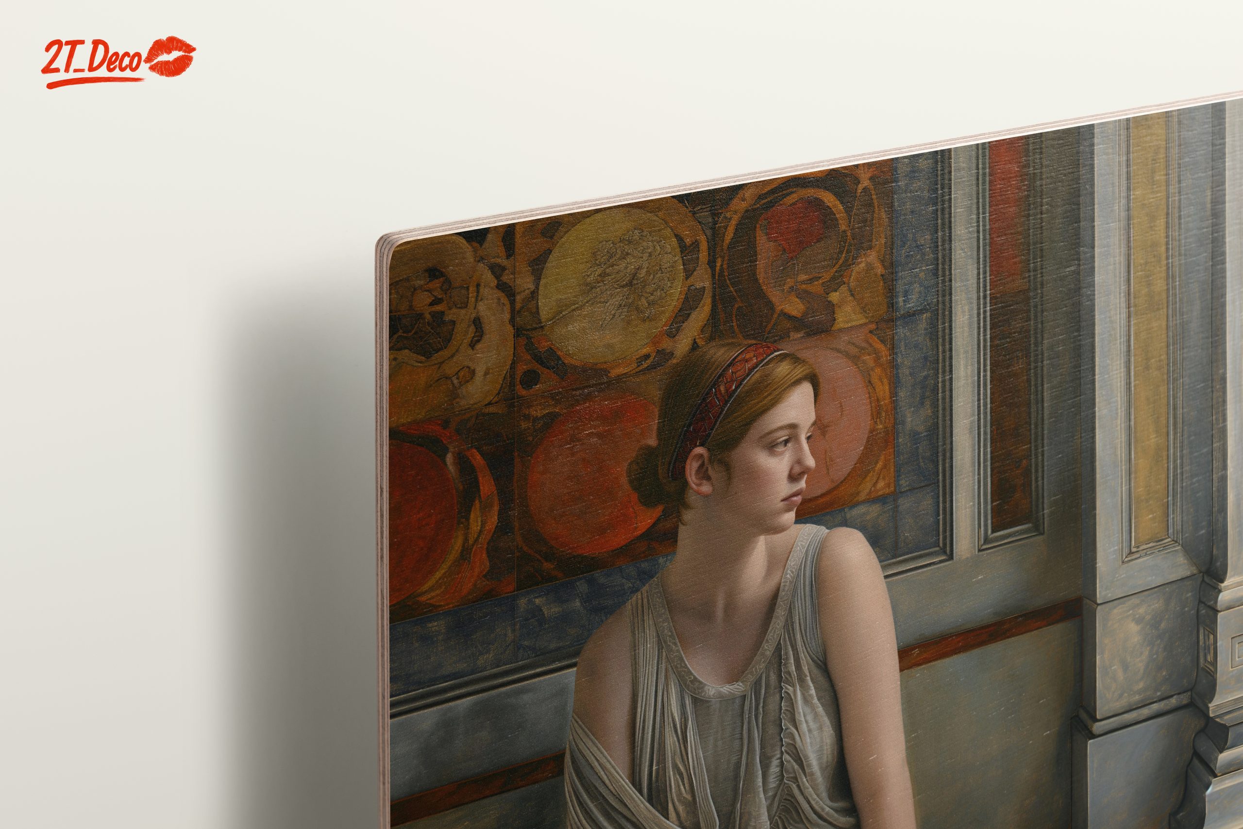 Serene Classical Figure with Architectural Elements - Image 15