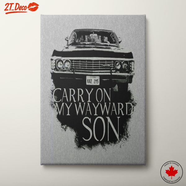 Carry On My Wayward Son Classic Car Art