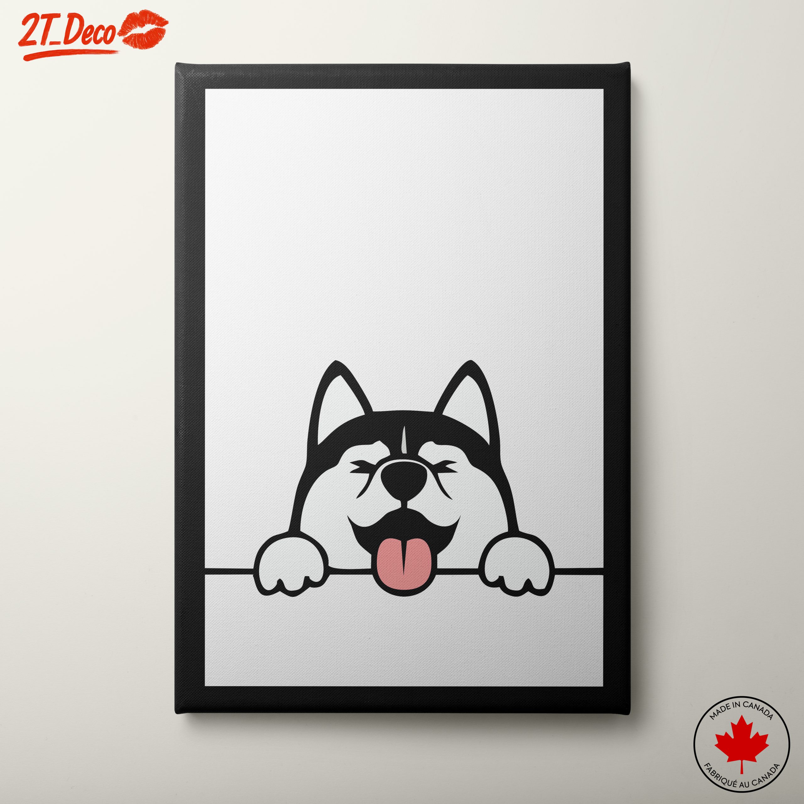 Playful Animal Art of a Happy Dog