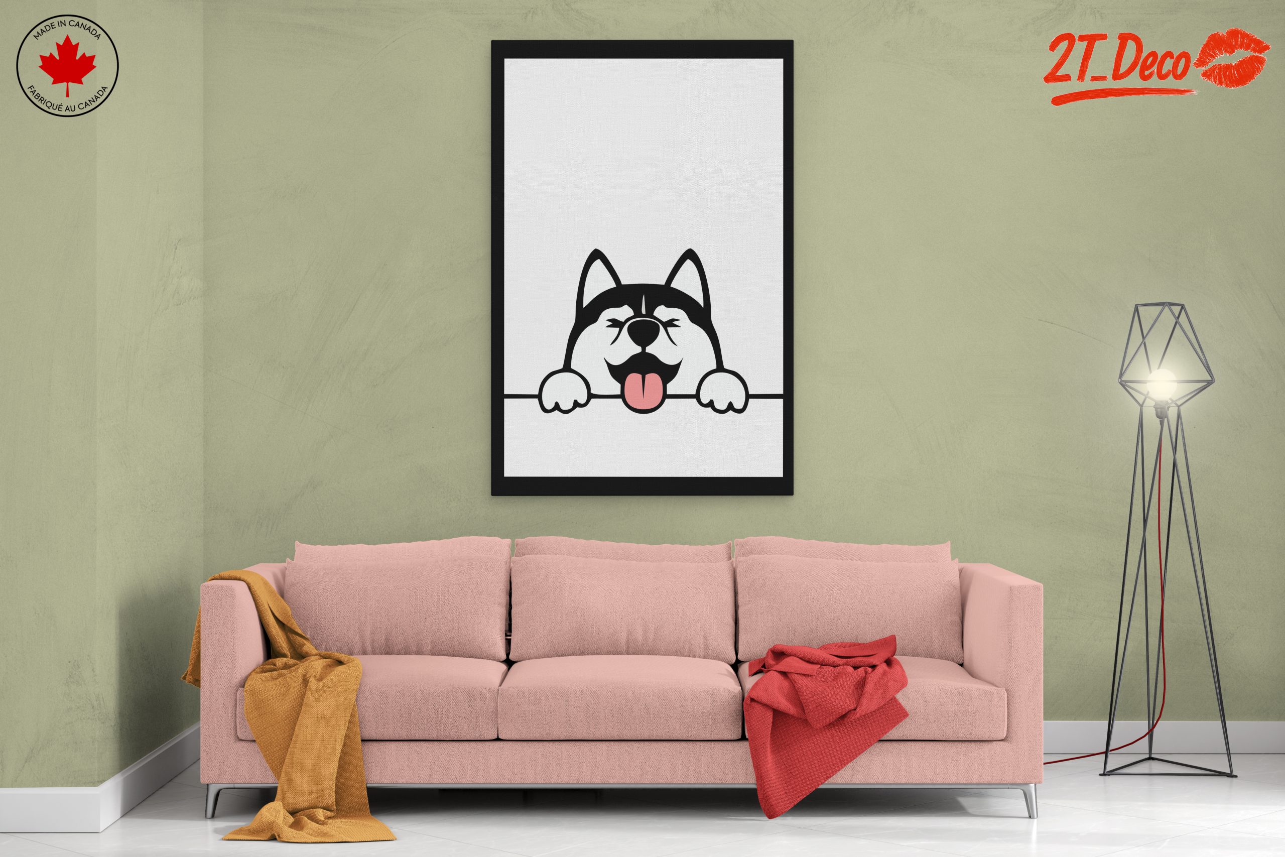 Playful Animal Art of a Happy Dog - Image 2