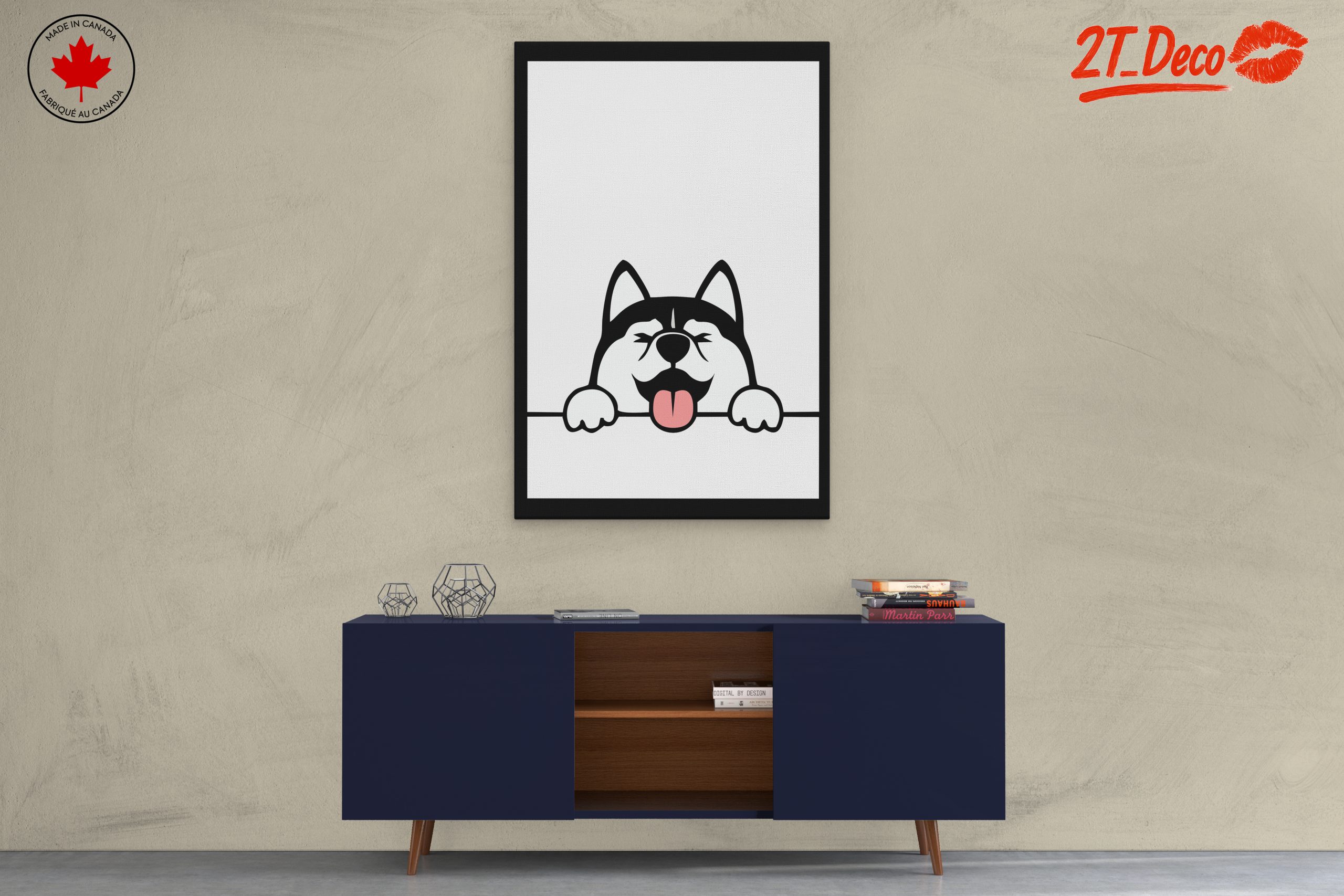Playful Animal Art of a Happy Dog - Image 3