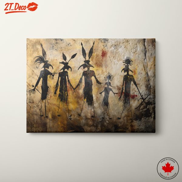 Historic Ancient Egyptian Figures Artwork