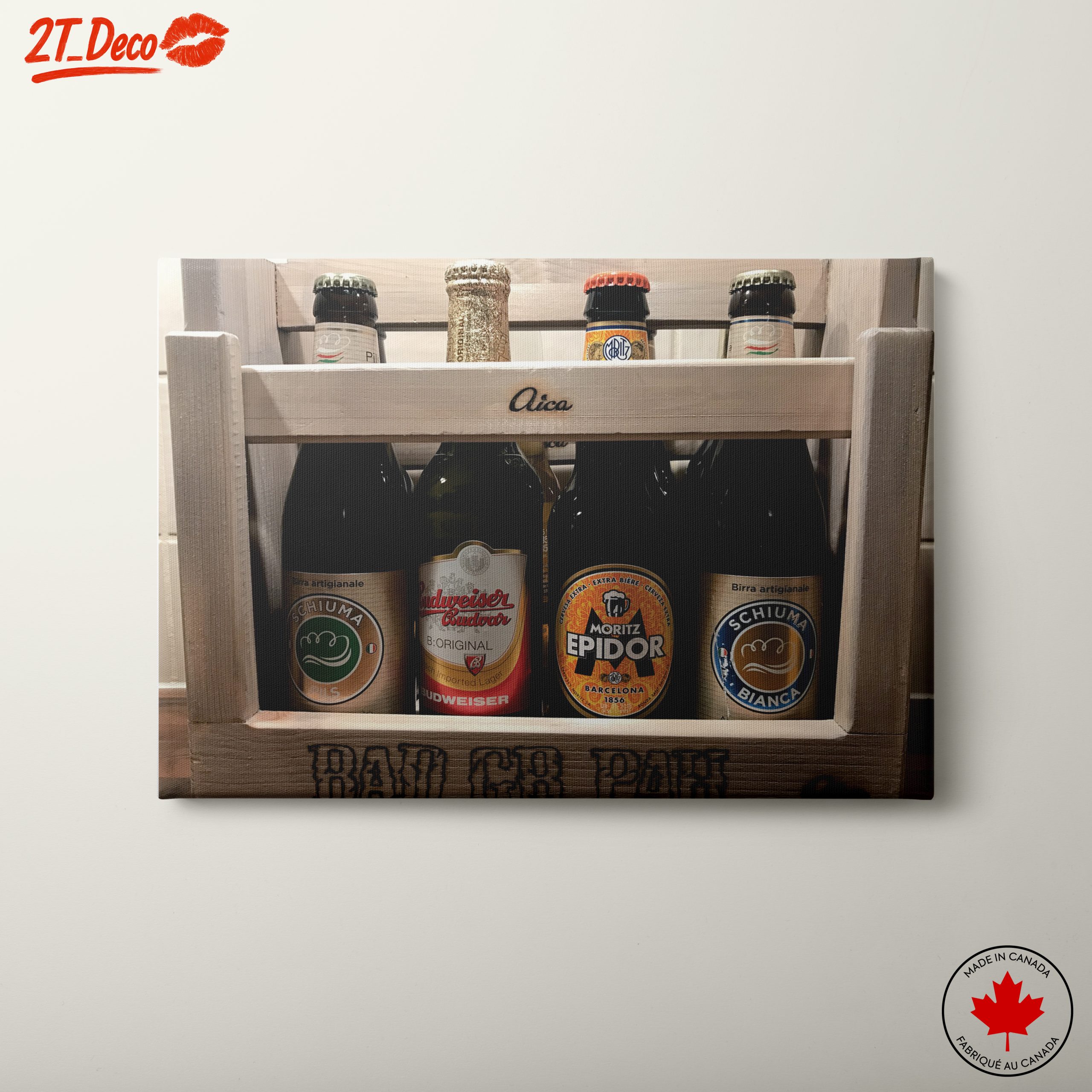 Craft Beer Collection Display Art