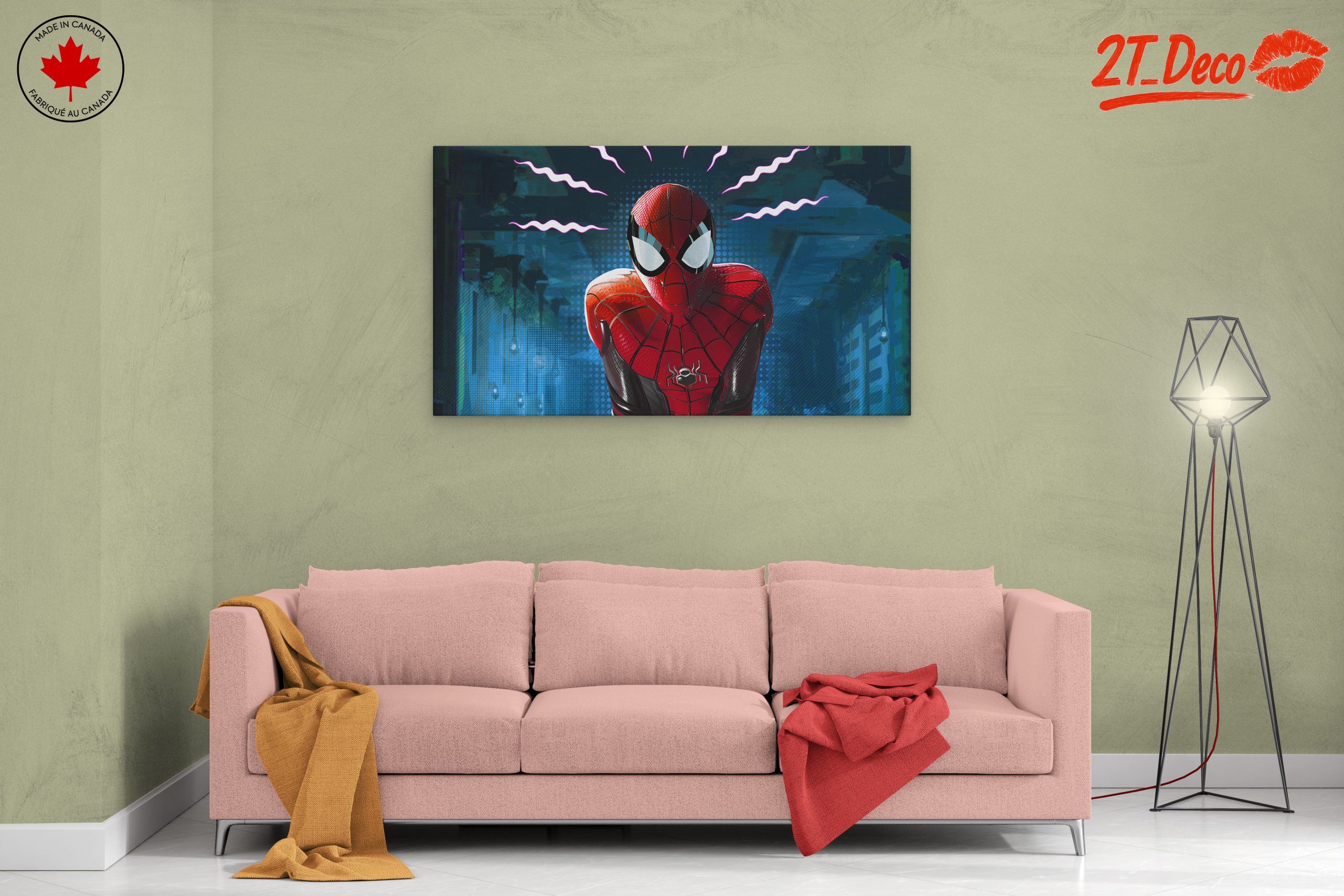 Spider-Man Urban Art Featuring Vibrant Colors - Image 2