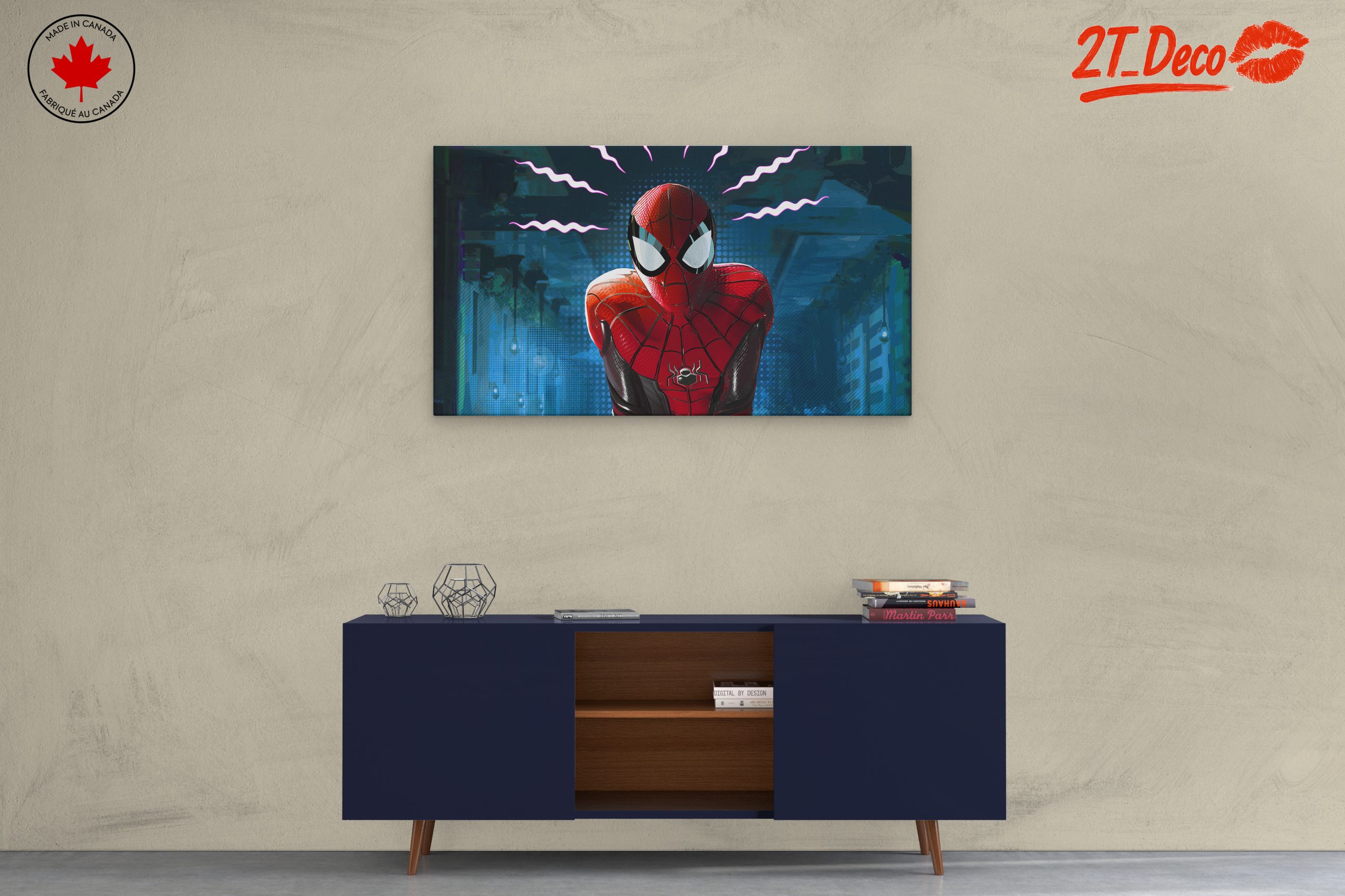 Spider-Man Urban Art Featuring Vibrant Colors - Image 3
