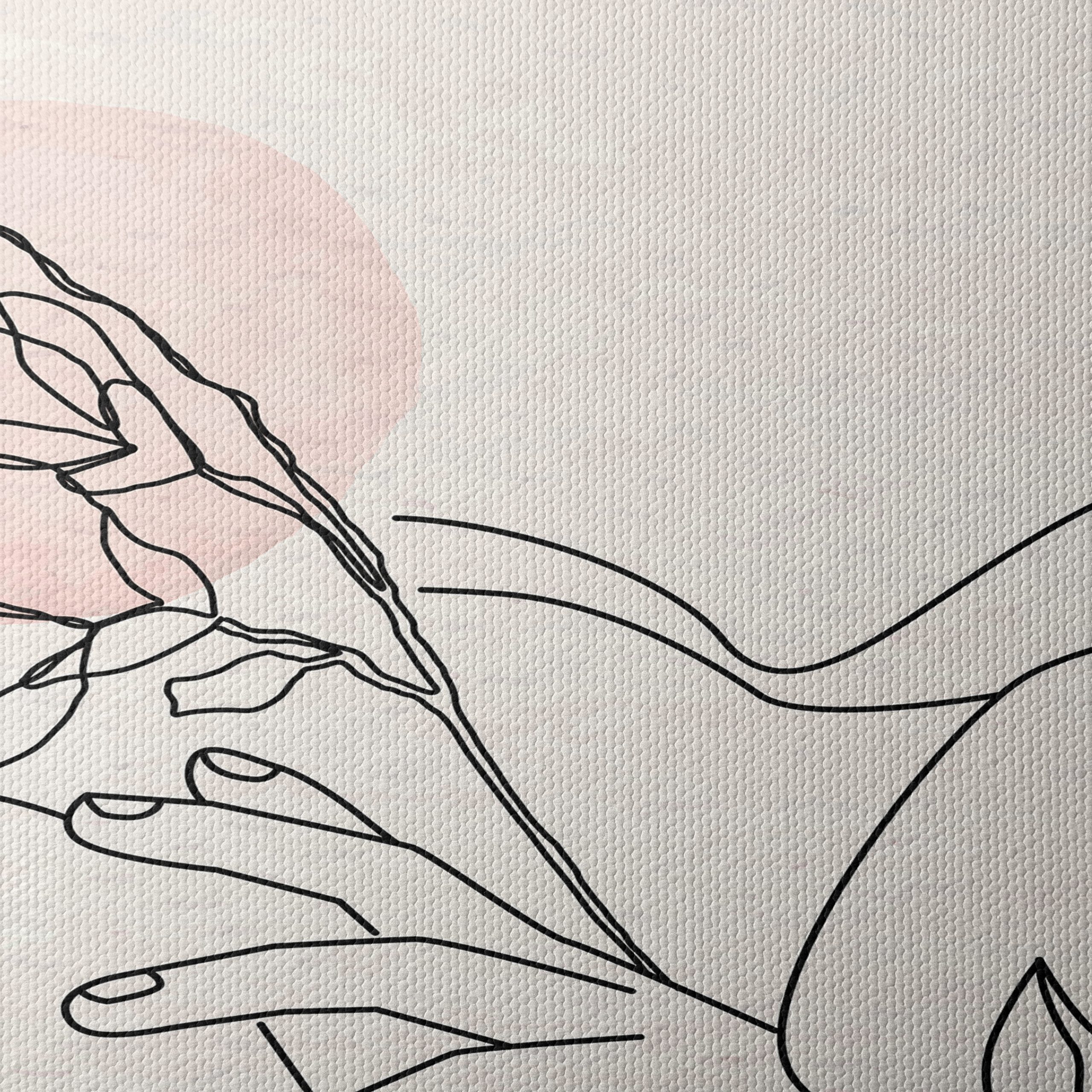 Minimalist Female Figure with Floral Elements 2 - Image 4