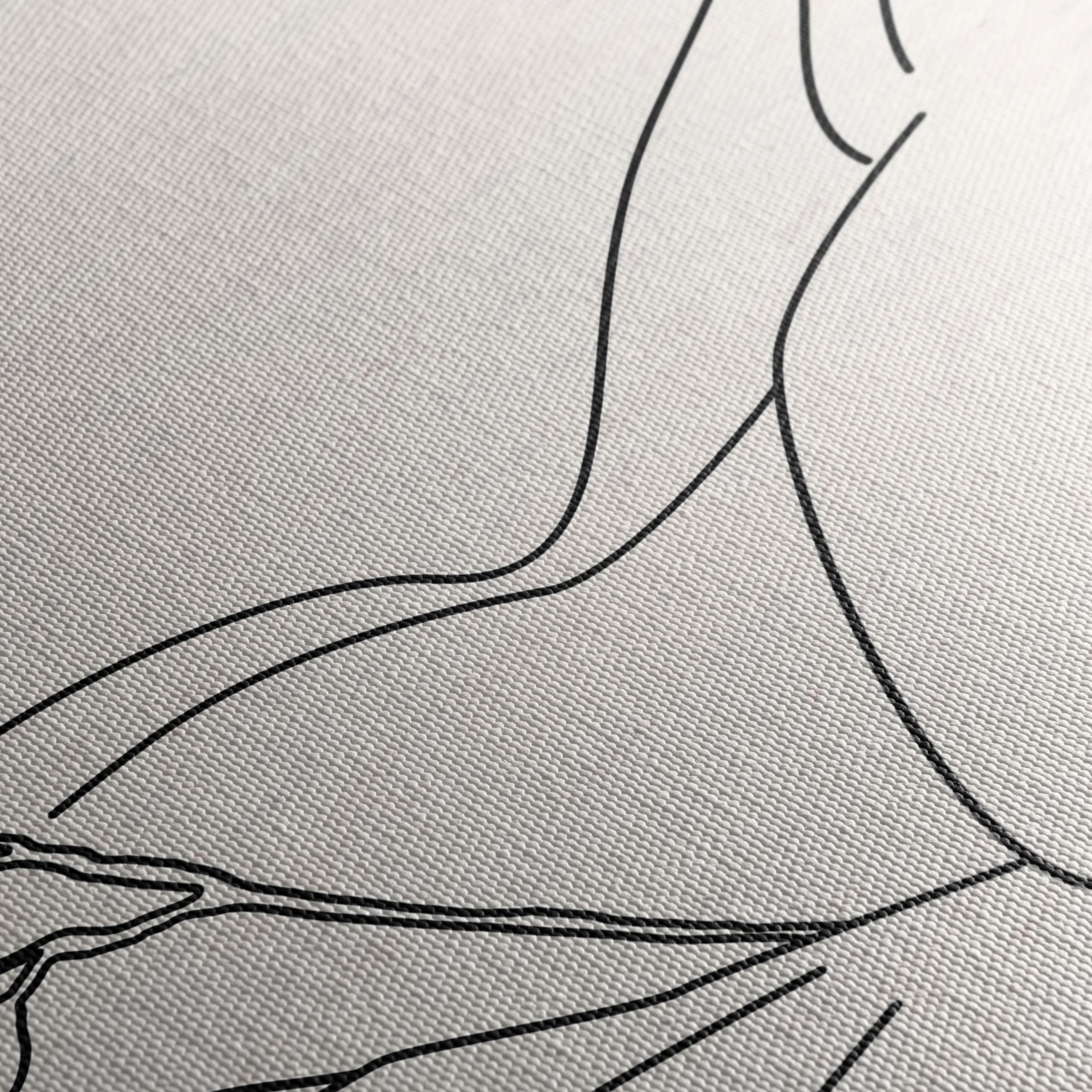 Minimalist Female Figure with Floral Elements 2 - Image 5