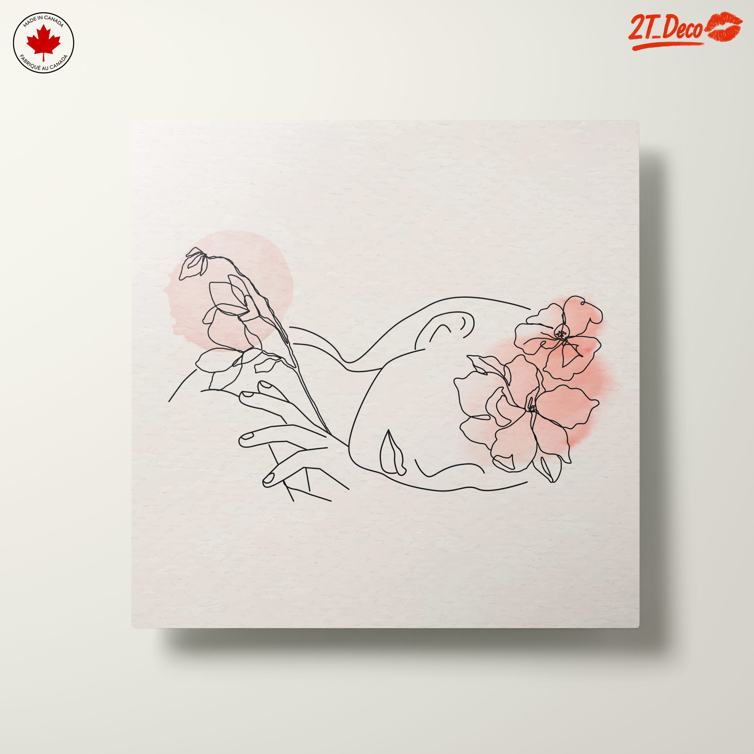 Minimalist Female Figure with Floral Elements 2 - Image 10