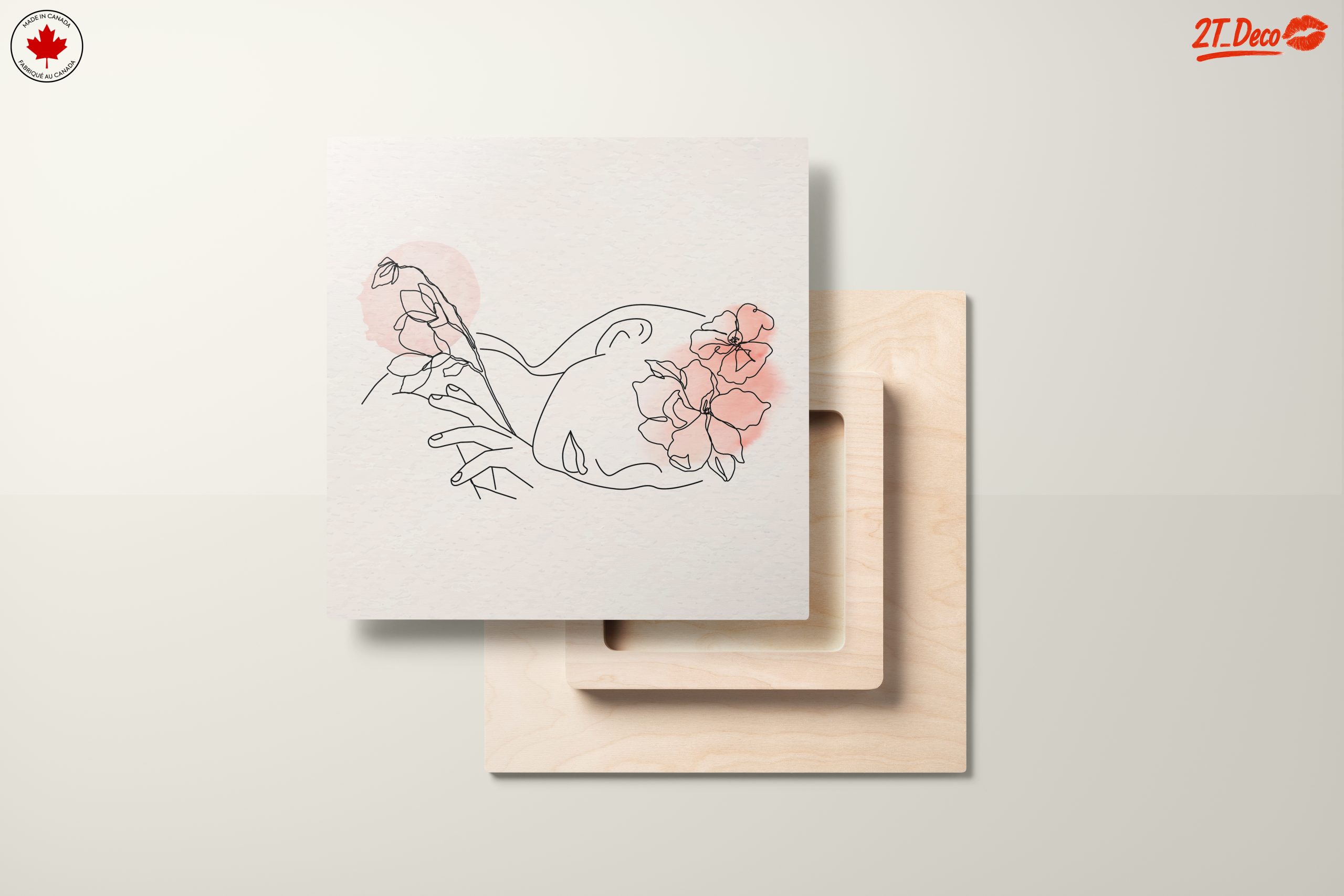 Minimalist Female Figure with Floral Elements 2 - Image 11