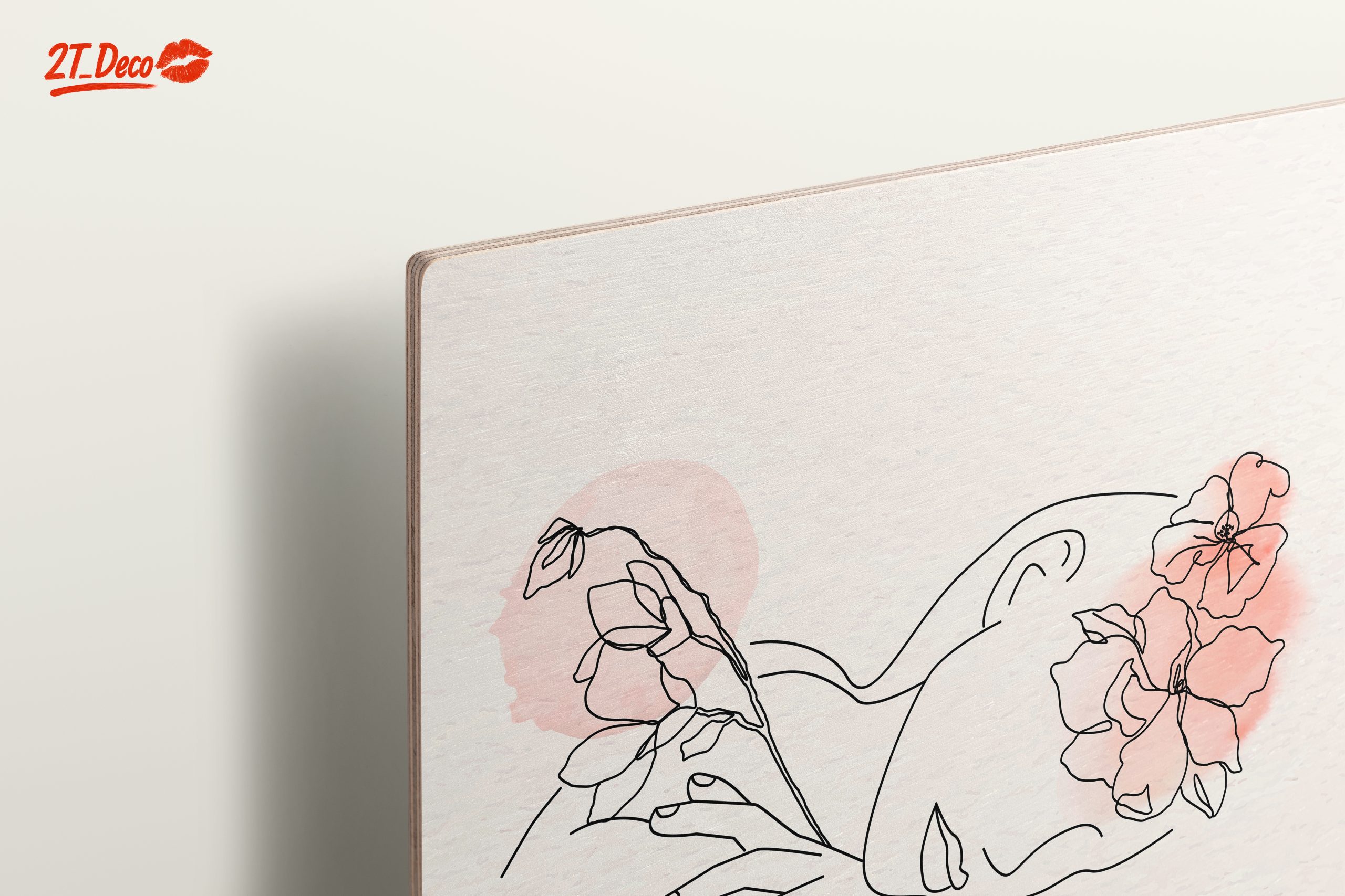 Minimalist Female Figure with Floral Elements 2 - Image 15