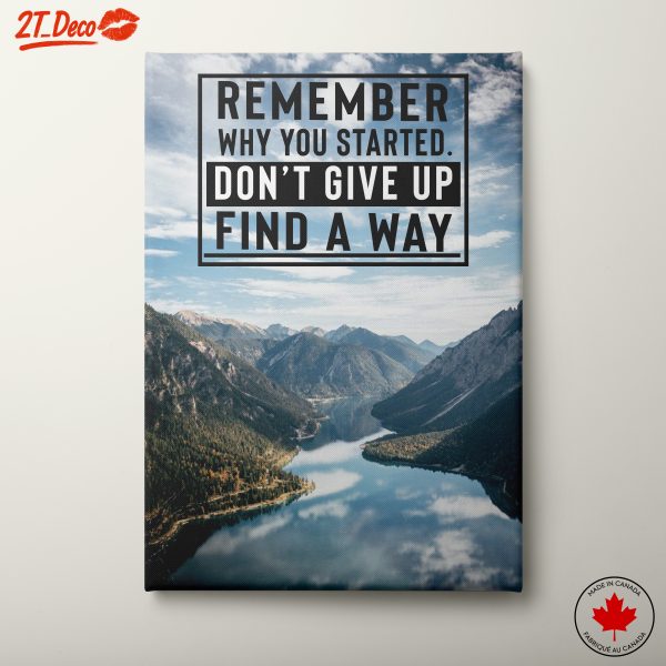 Inspirational Quote Against Scenic Landscape