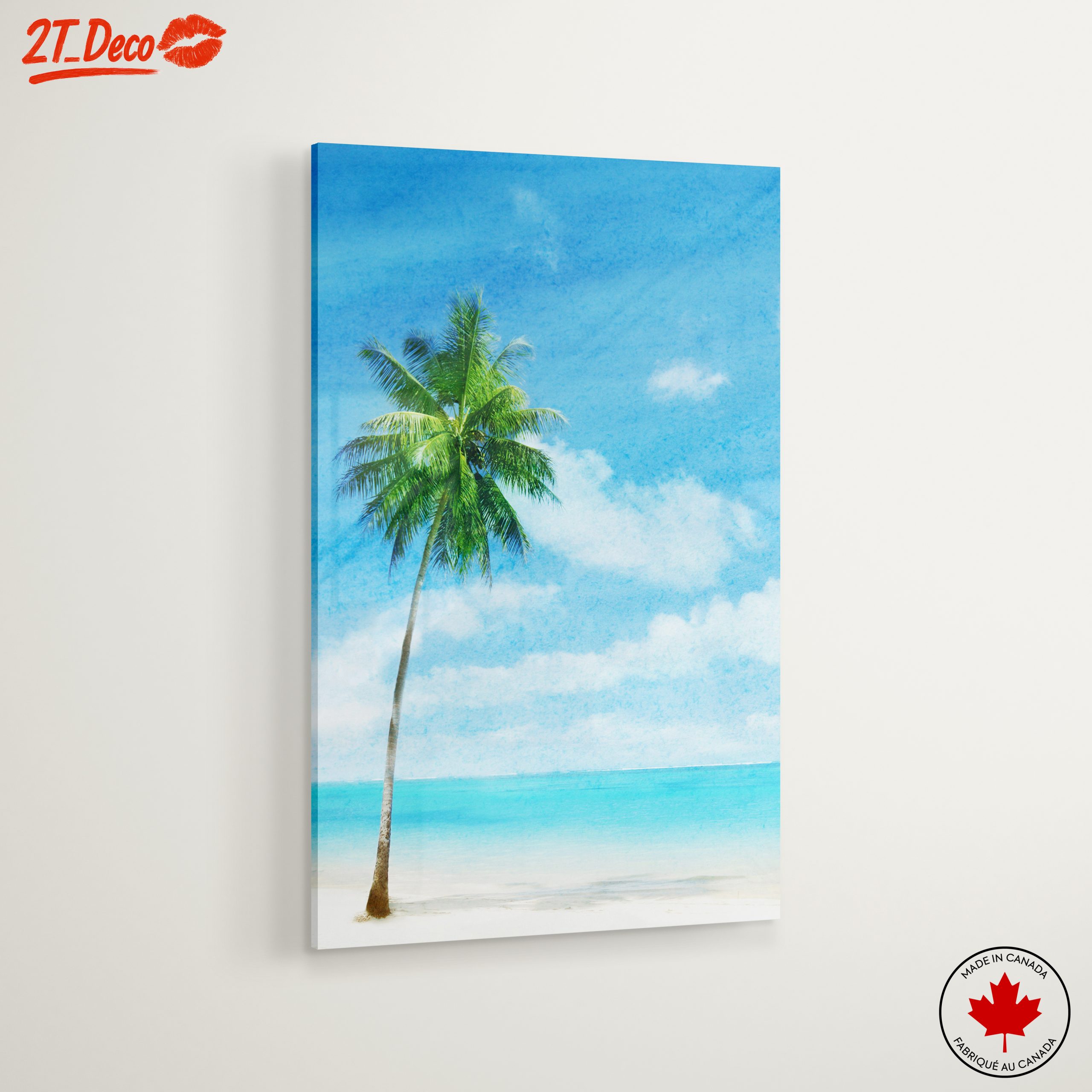 Palm Tree by the Beach Under Clear Blue Sky - Image 6