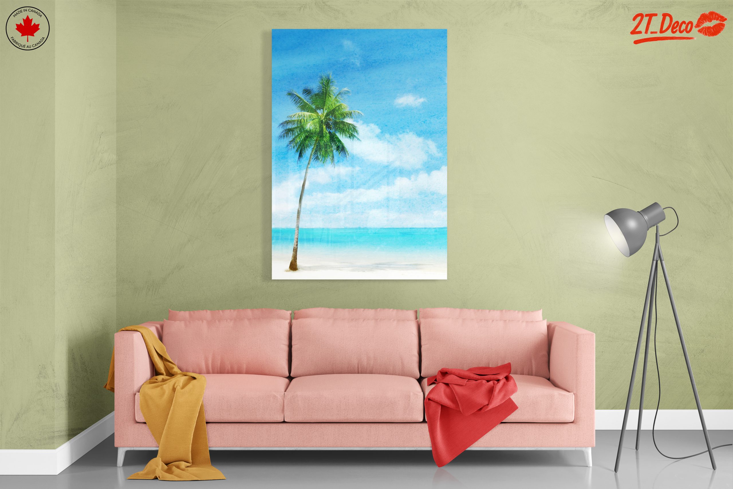 Palm Tree by the Beach Under Clear Blue Sky - Image 7