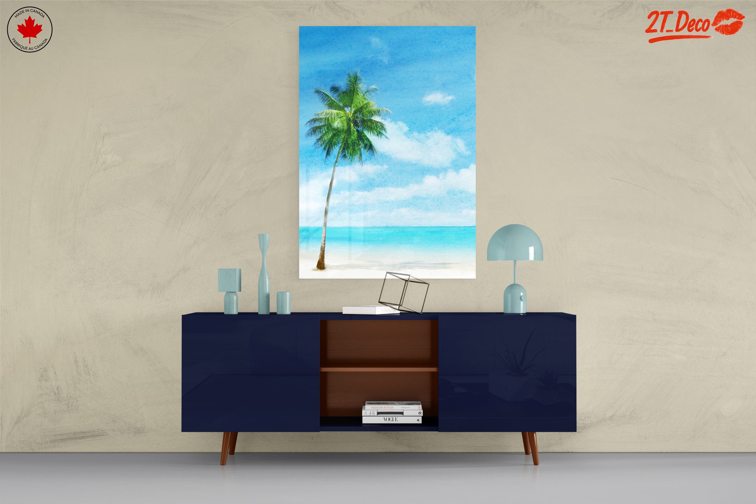 Palm Tree by the Beach Under Clear Blue Sky - Image 8