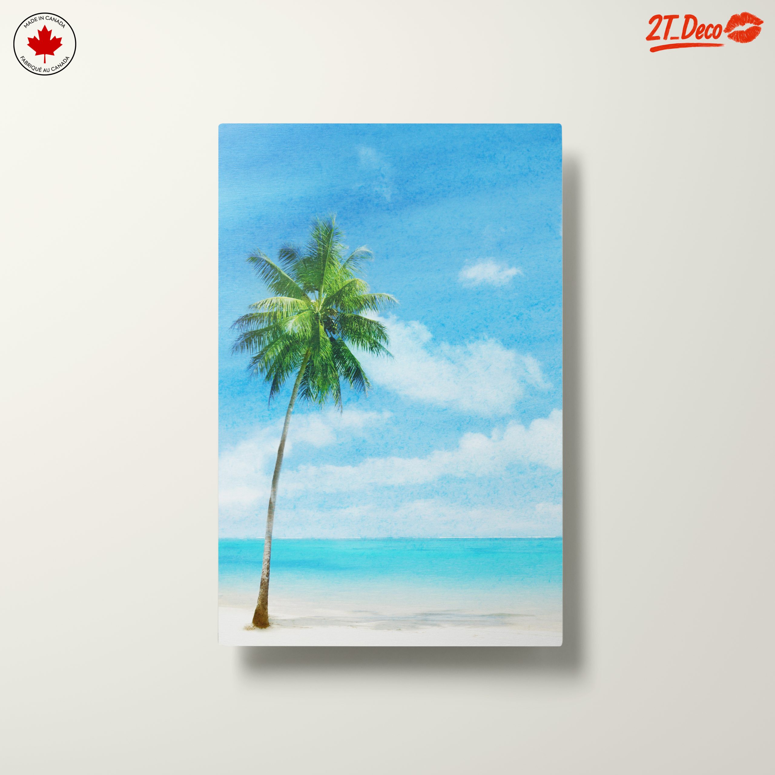 Palm Tree by the Beach Under Clear Blue Sky - Image 10