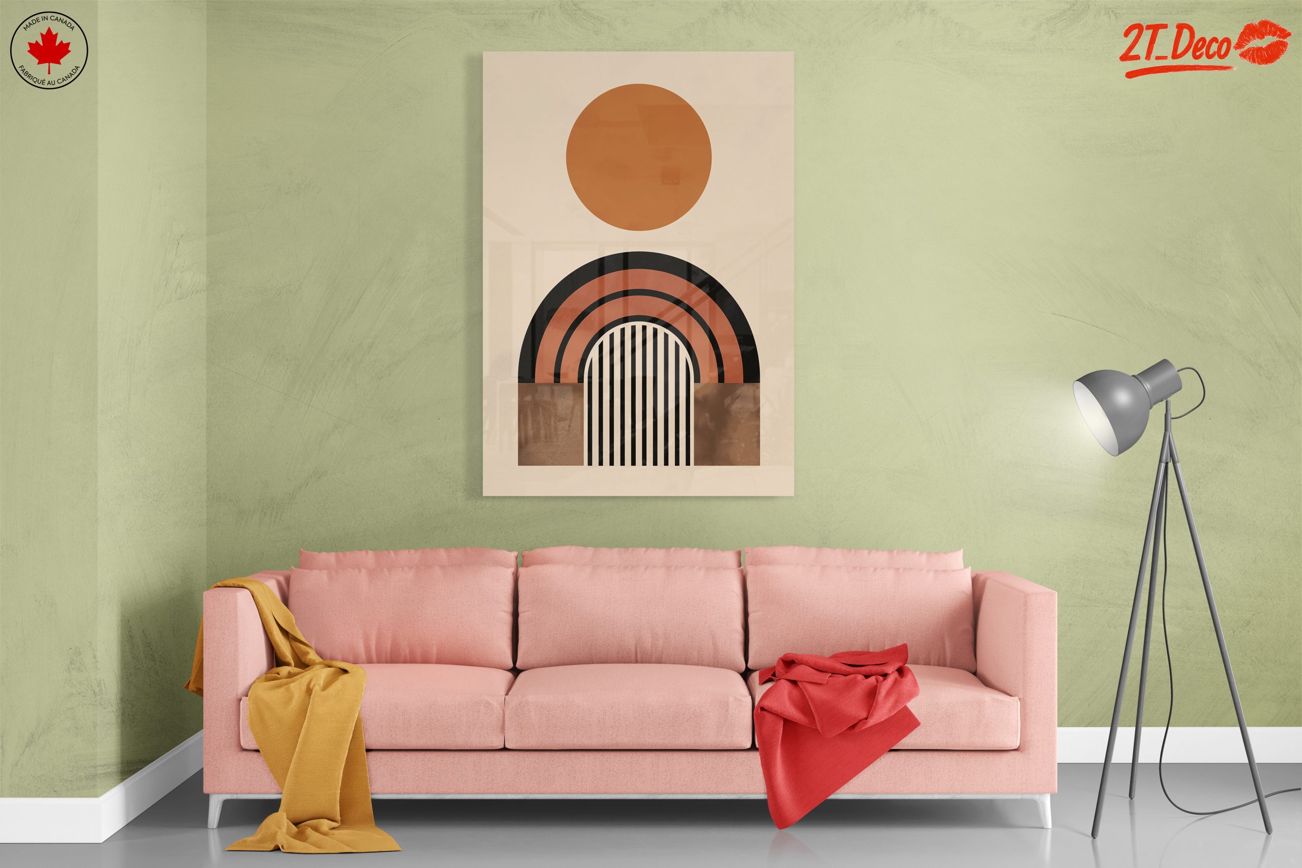 Modern Abstract Art with Geometric Elements - Image 7