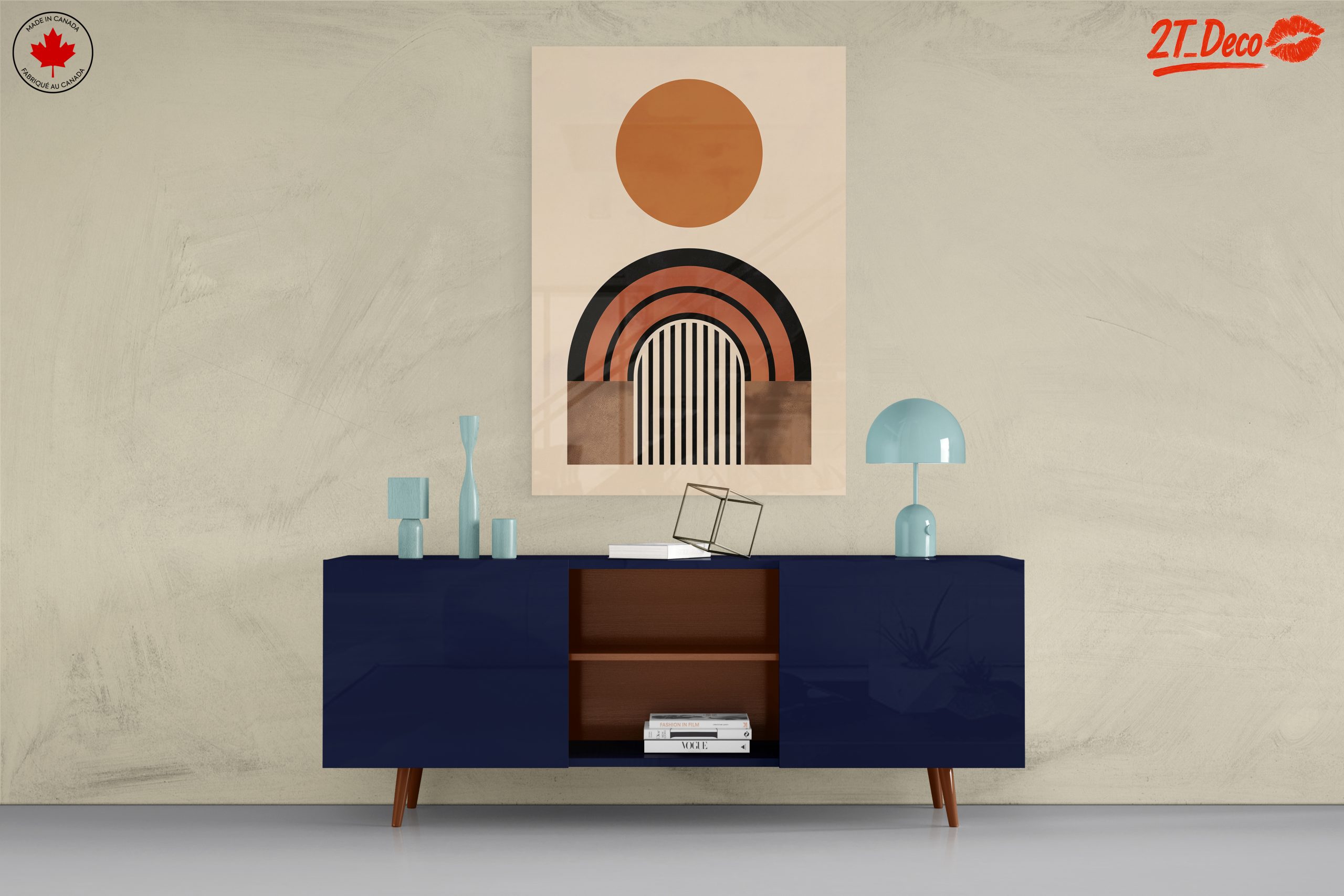 Modern Abstract Art with Geometric Elements - Image 8