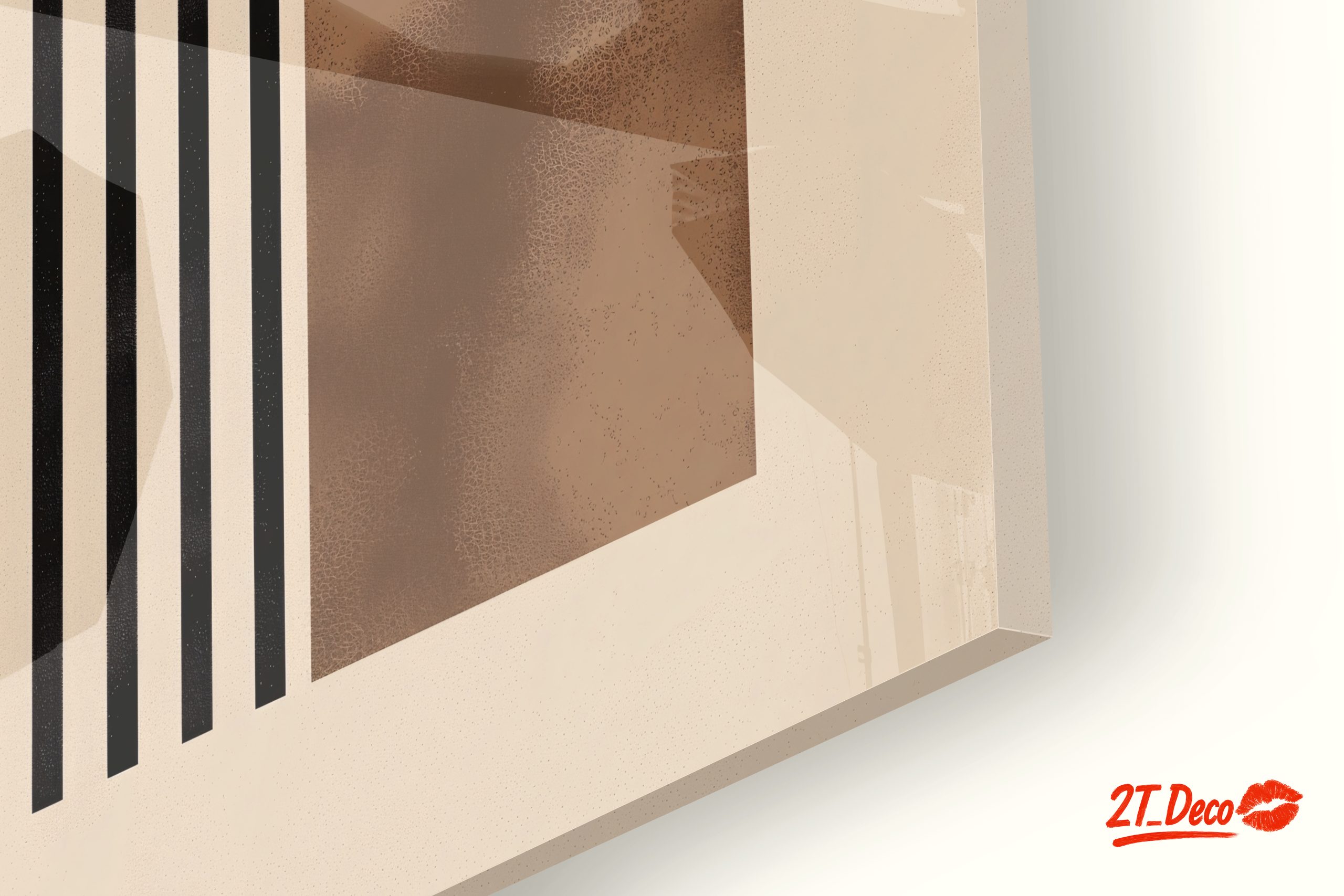 Modern Abstract Art with Geometric Elements - Image 9
