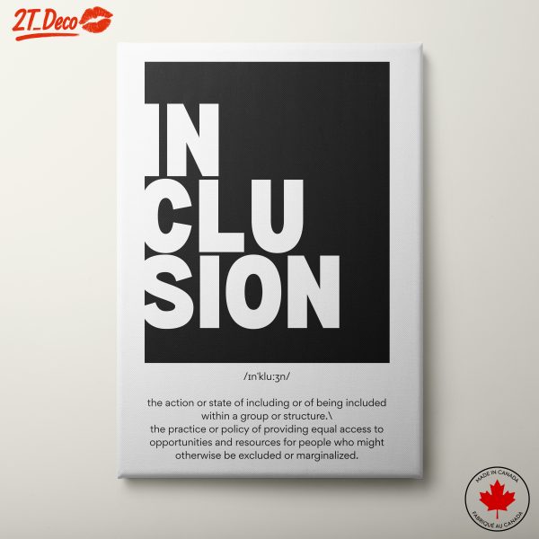 Inclusivity Motivational Wall Art