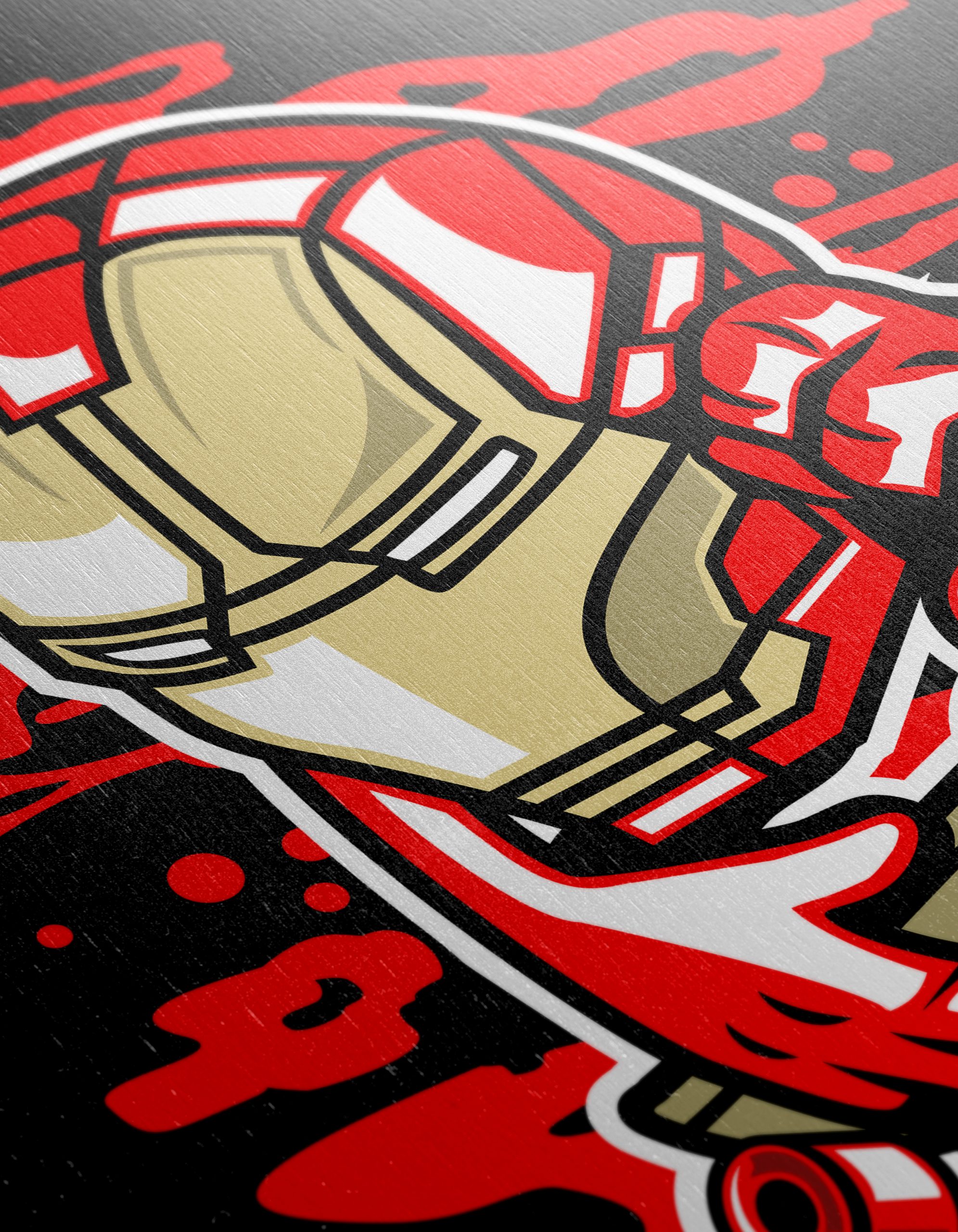 Stylized Iron Man Skateboarding Art - Image 12