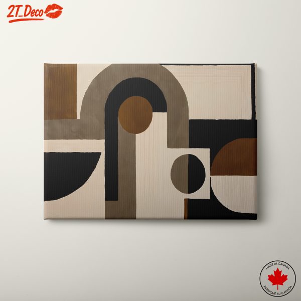 Geometric Abstract Design in Neutral Colors