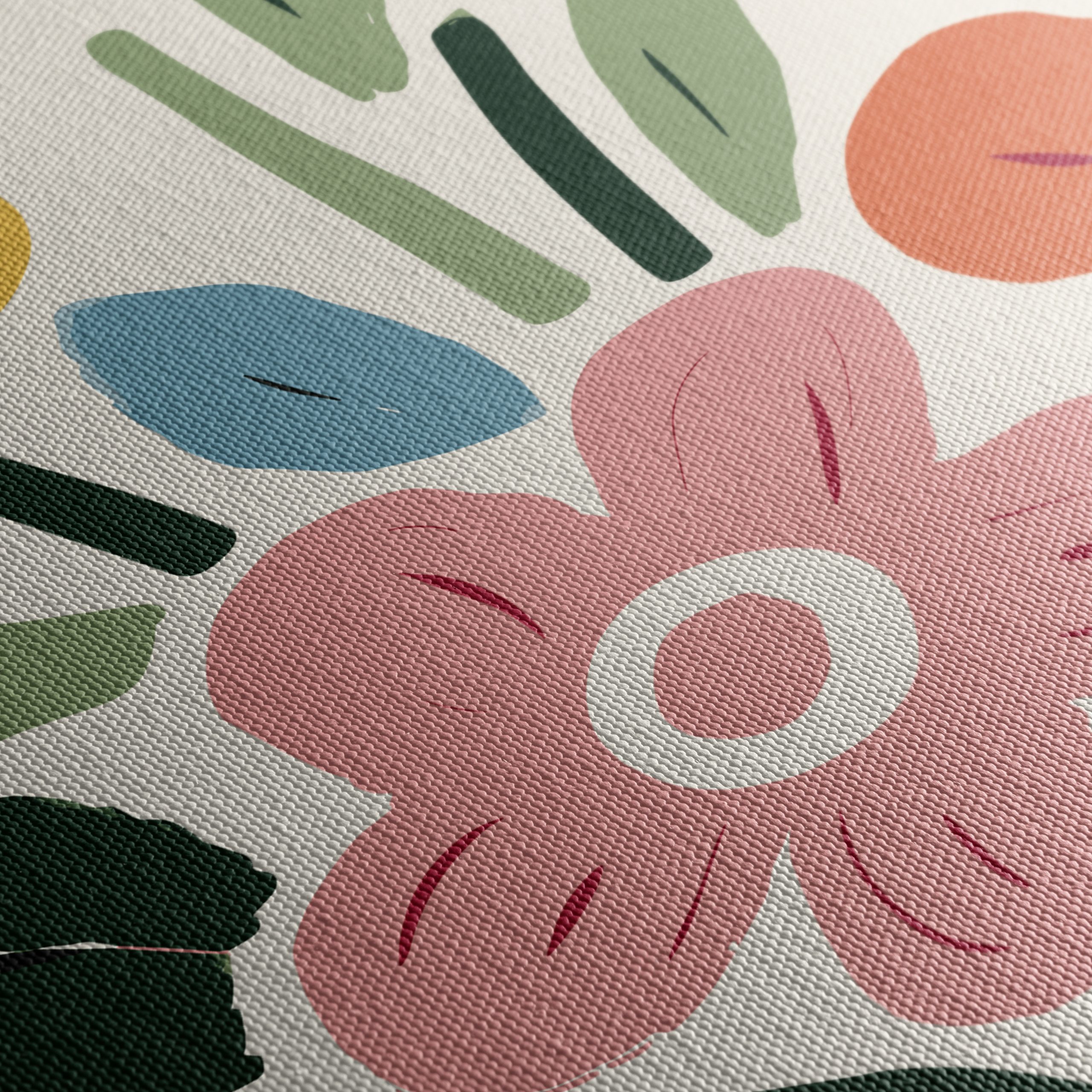 Colorful Botanical Flower Arrangement Art - Image 5
