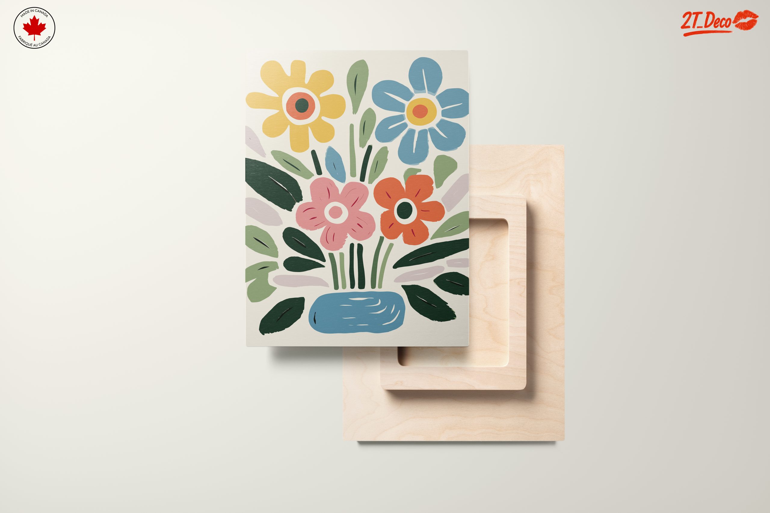 Colorful Botanical Flower Arrangement Art - Image 11