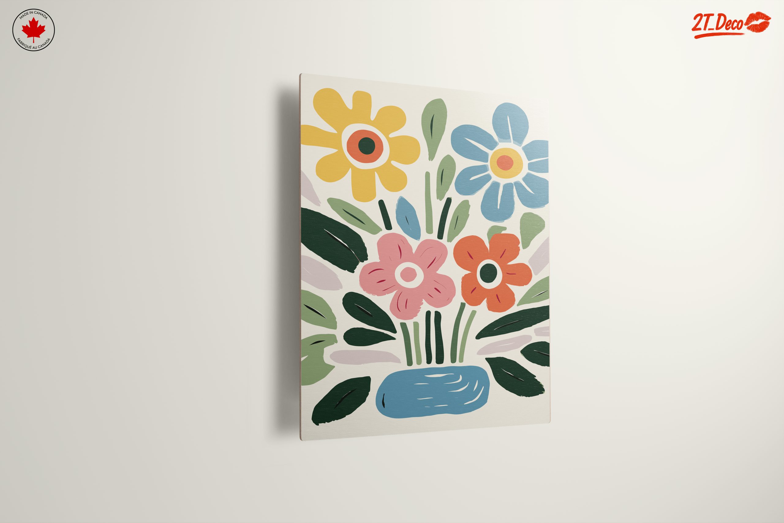Colorful Botanical Flower Arrangement Art - Image 13