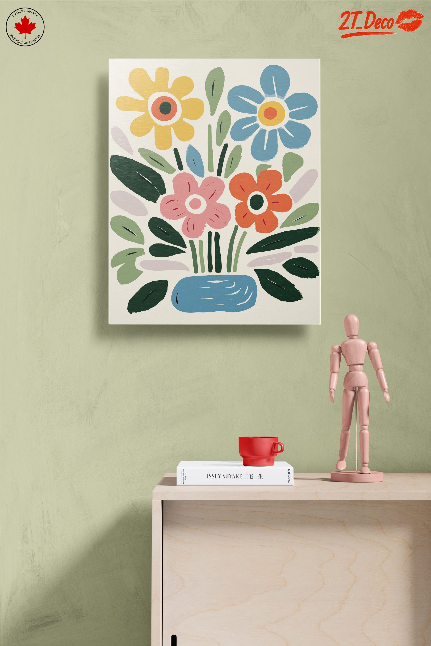 Colorful Botanical Flower Arrangement Art - Image 14