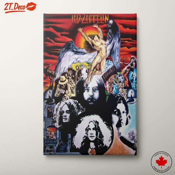 Led Zeppelin Inspired Art with Iconic Imagery