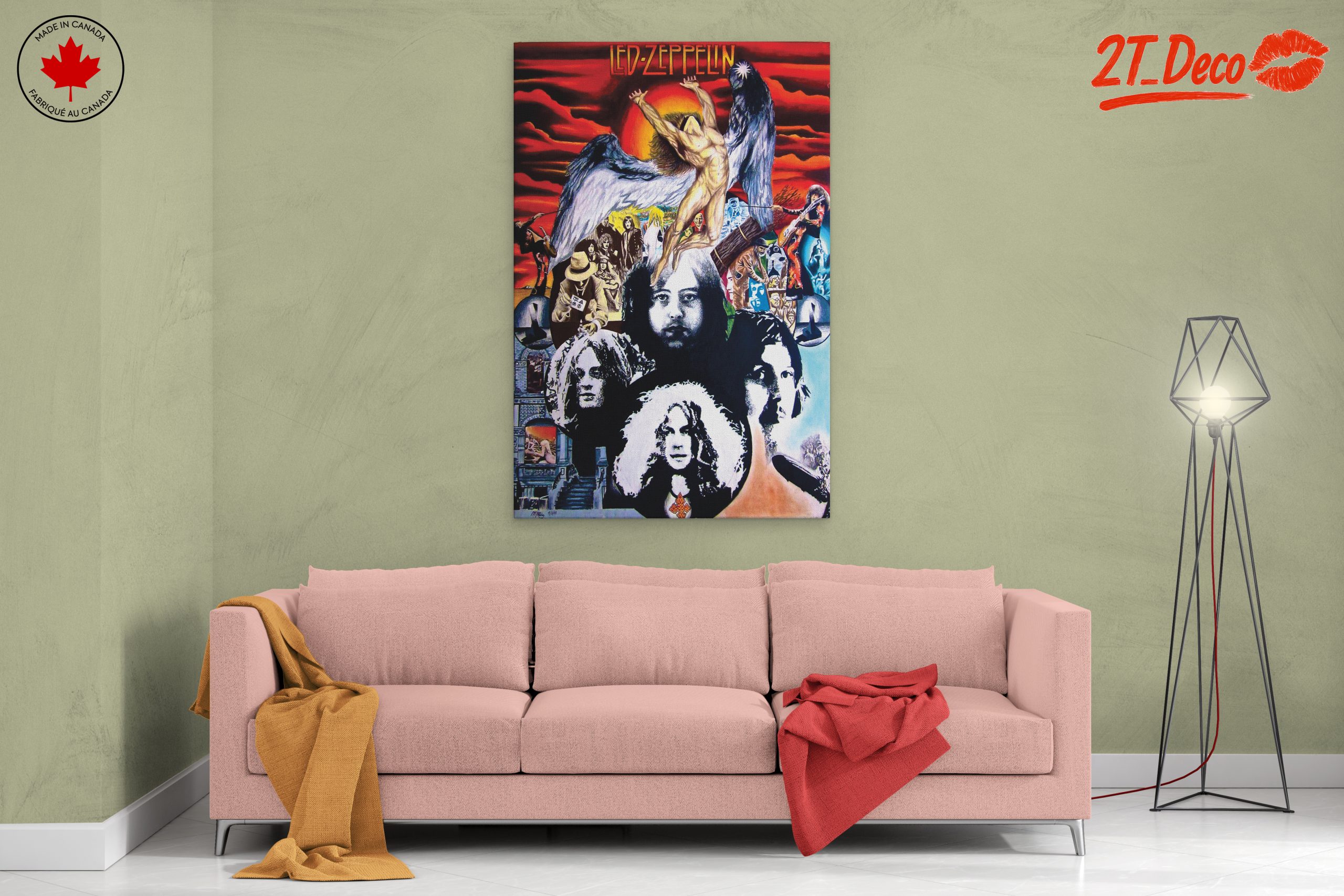 Led Zeppelin Inspired Art with Iconic Imagery - Image 2