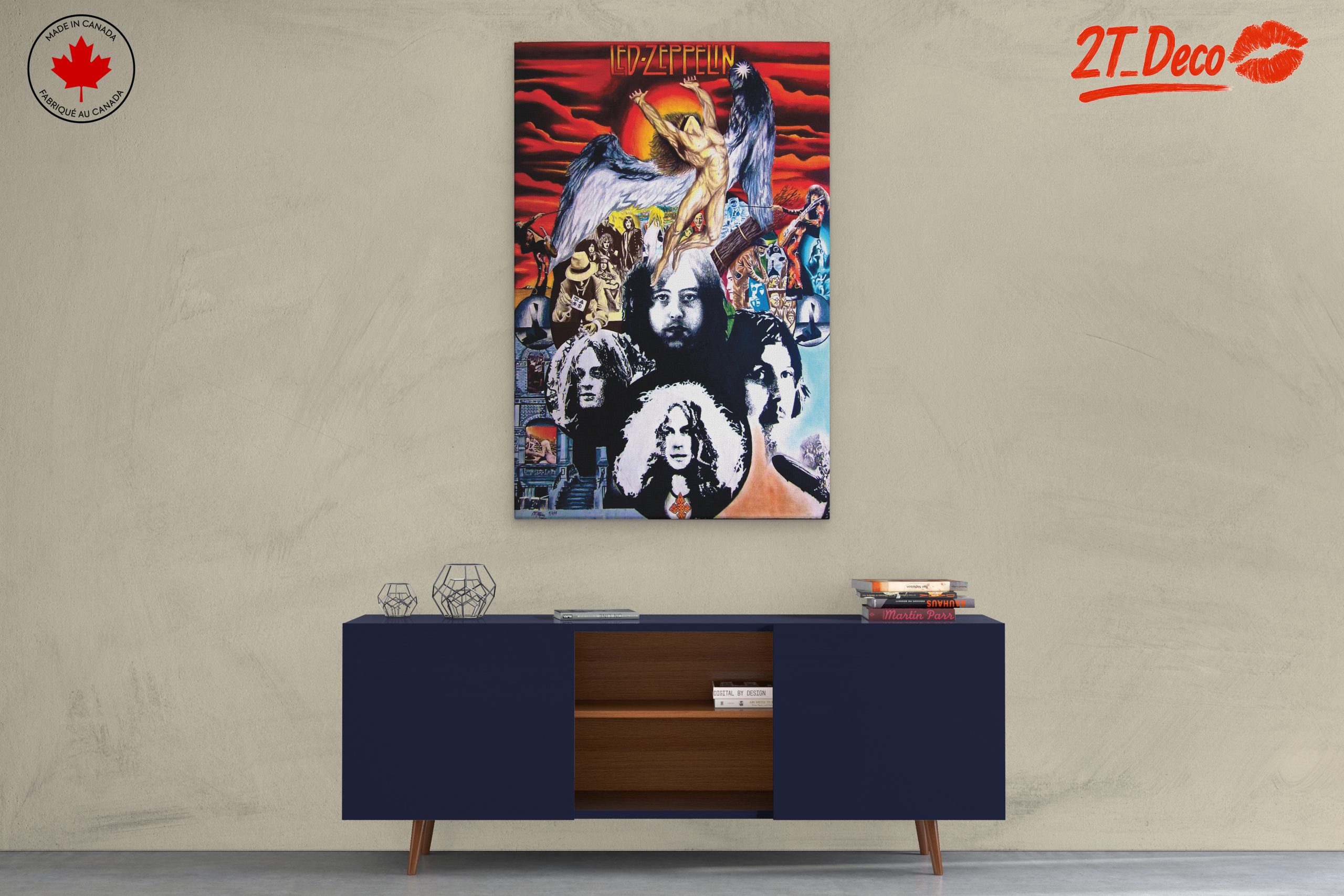 Led Zeppelin Inspired Art with Iconic Imagery - Image 3