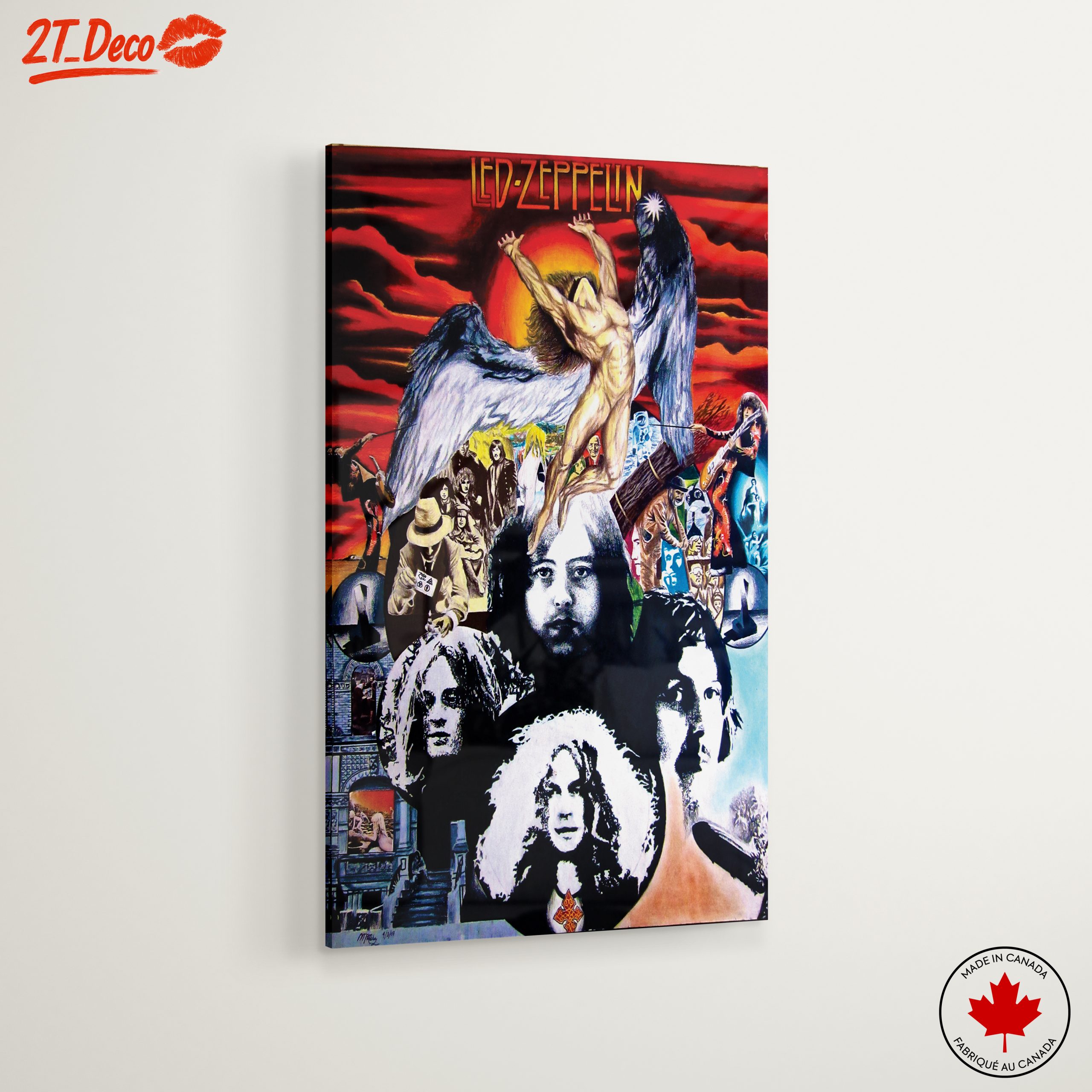 Led Zeppelin Inspired Art with Iconic Imagery - Image 6