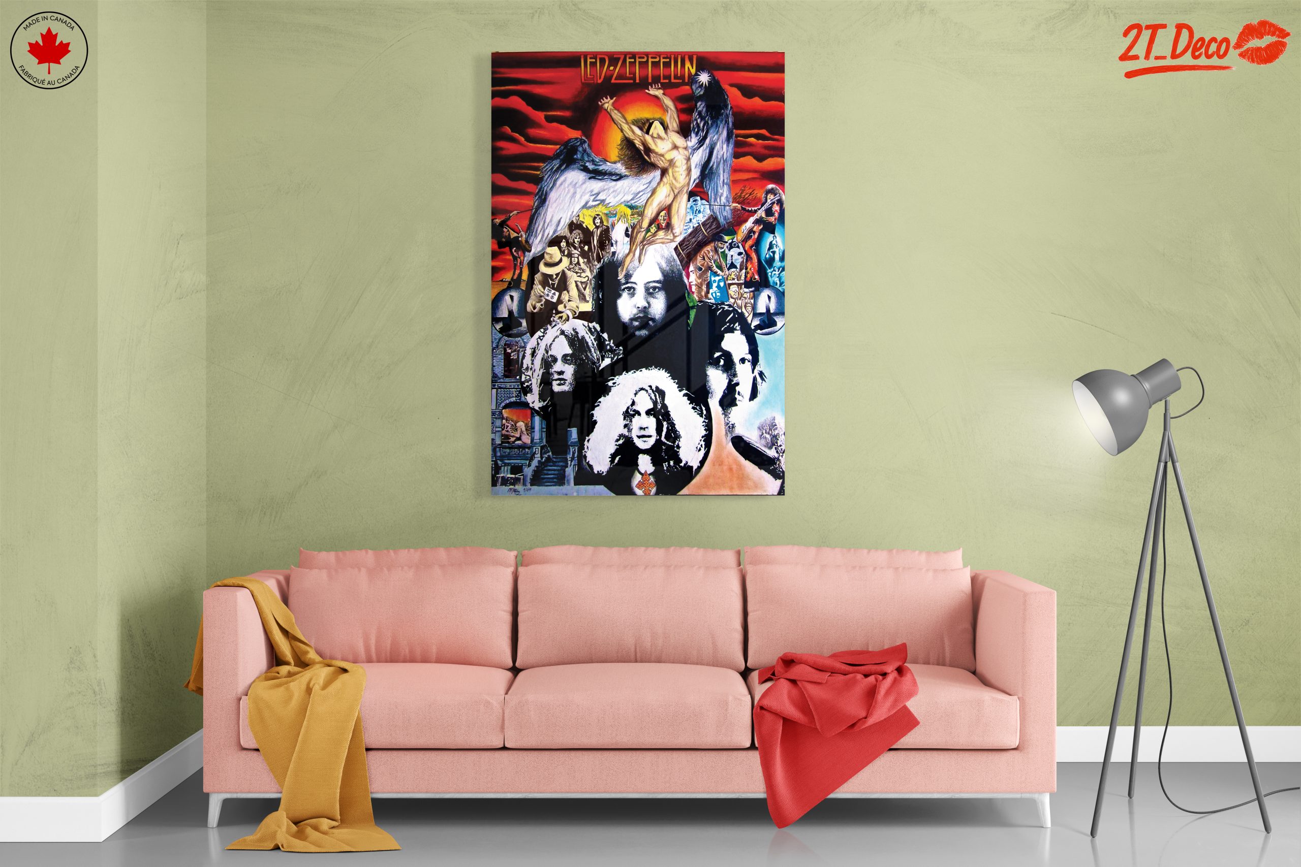Led Zeppelin Inspired Art with Iconic Imagery - Image 7