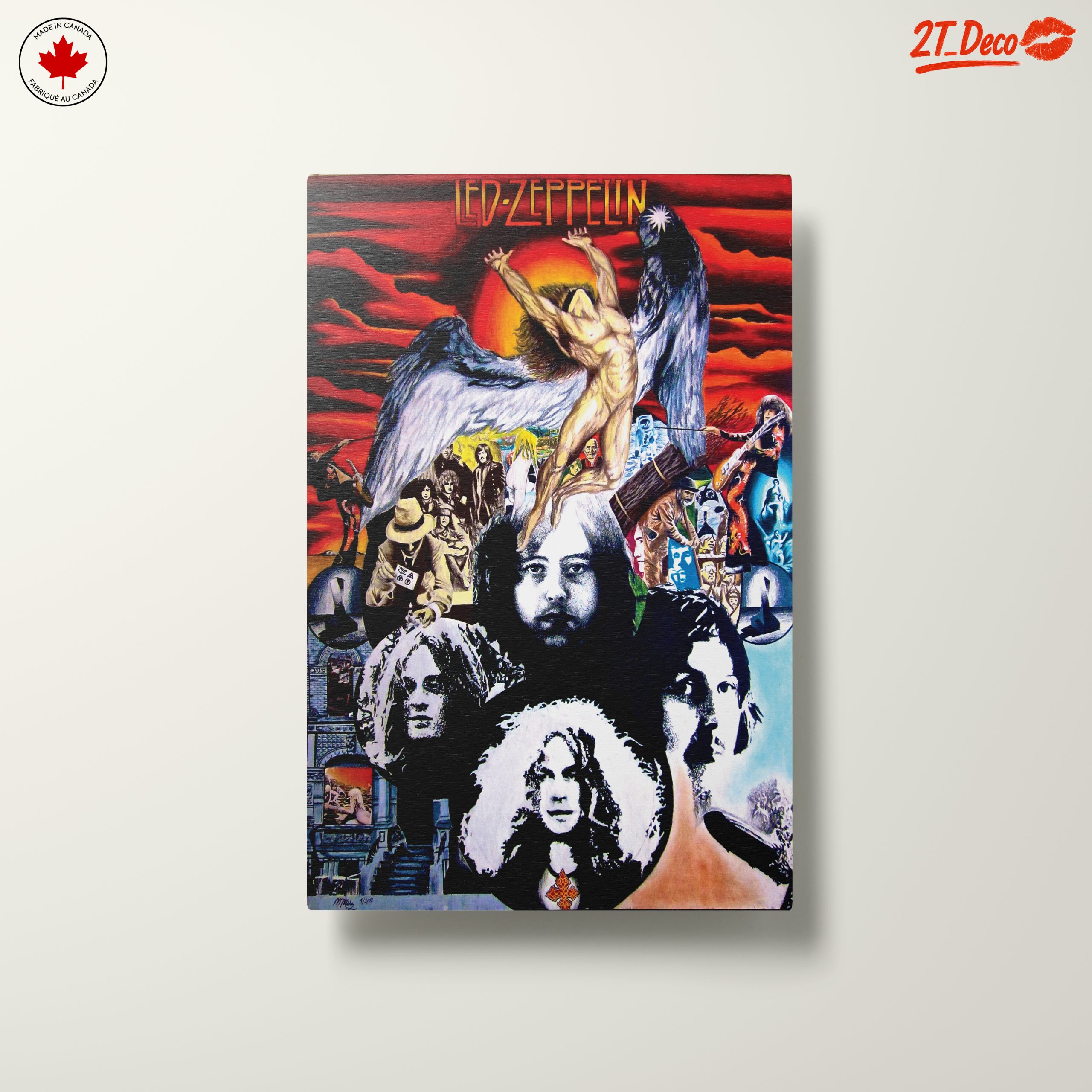 Led Zeppelin Inspired Art with Iconic Imagery - Image 10