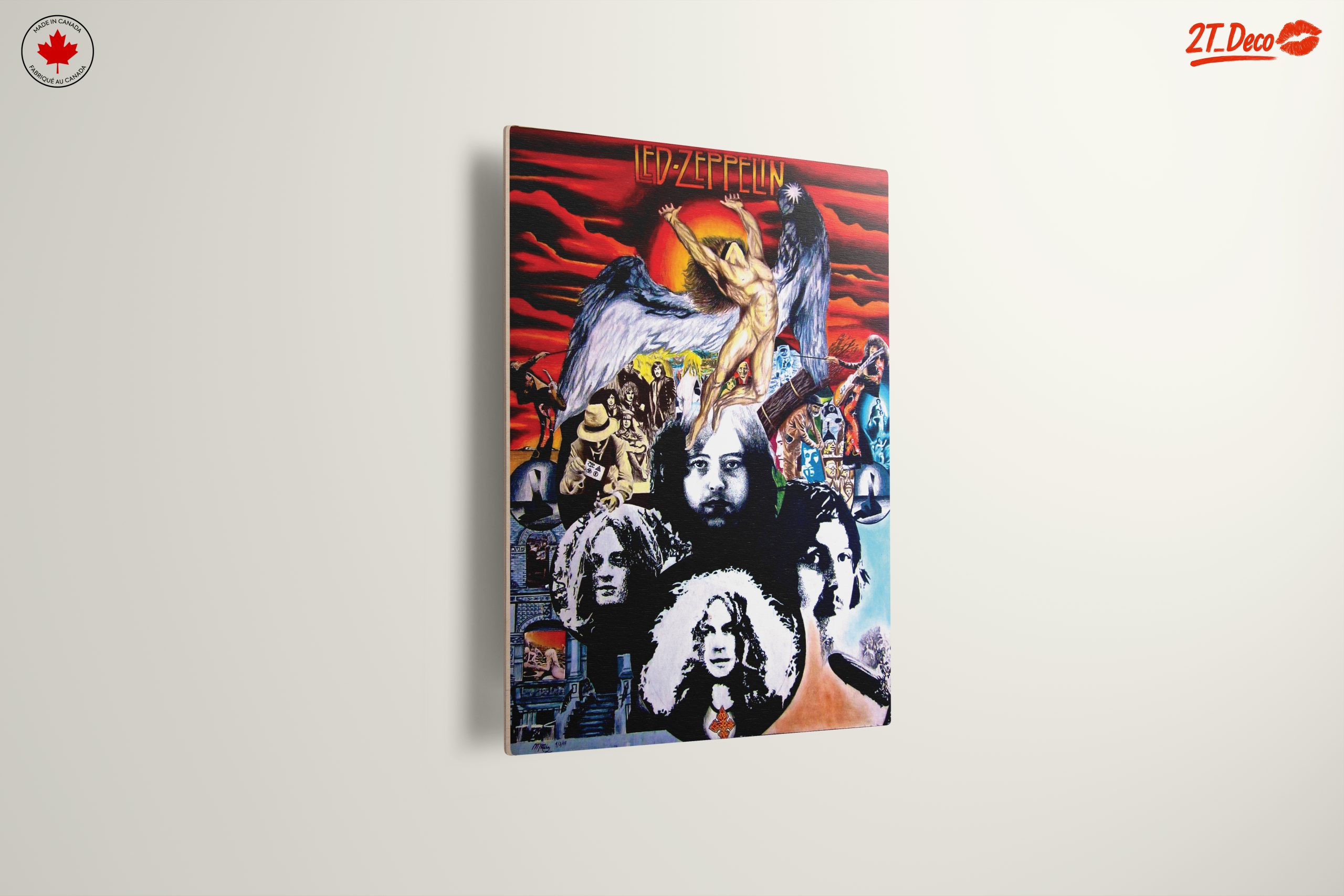Led Zeppelin Inspired Art with Iconic Imagery - Image 13